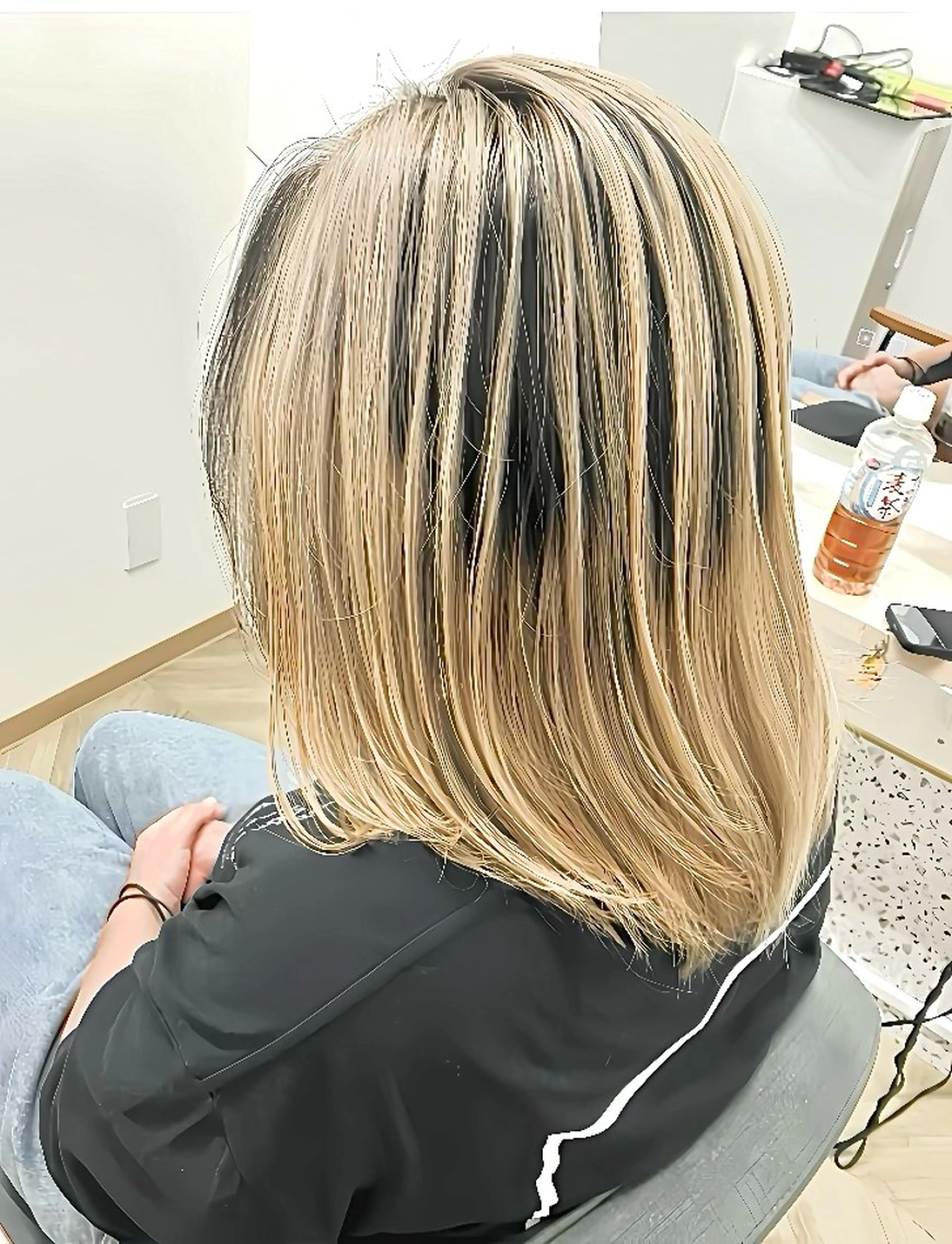 カット+カラー+バレイヤージュの写真