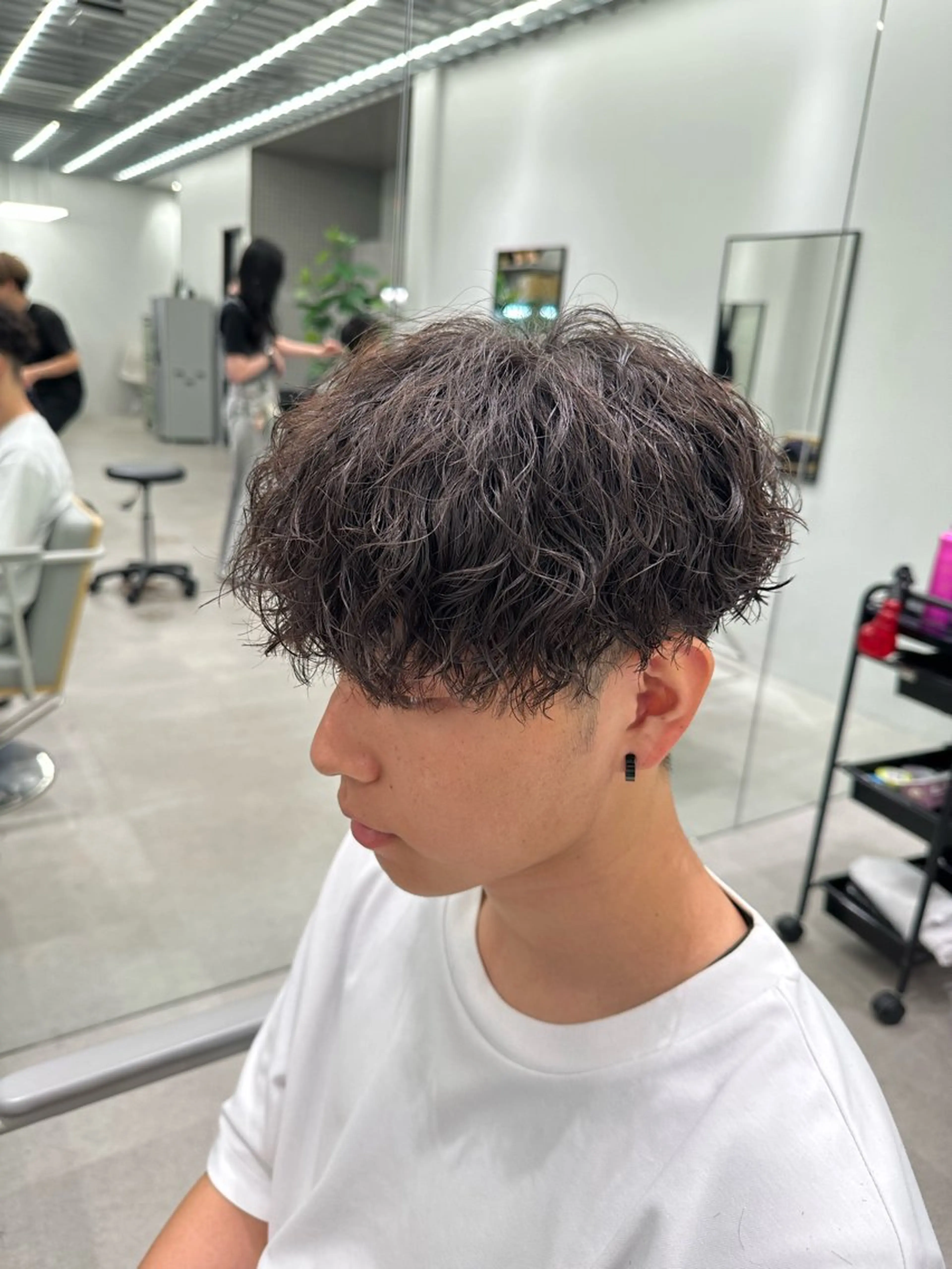 メンズカット＋パーマの写真