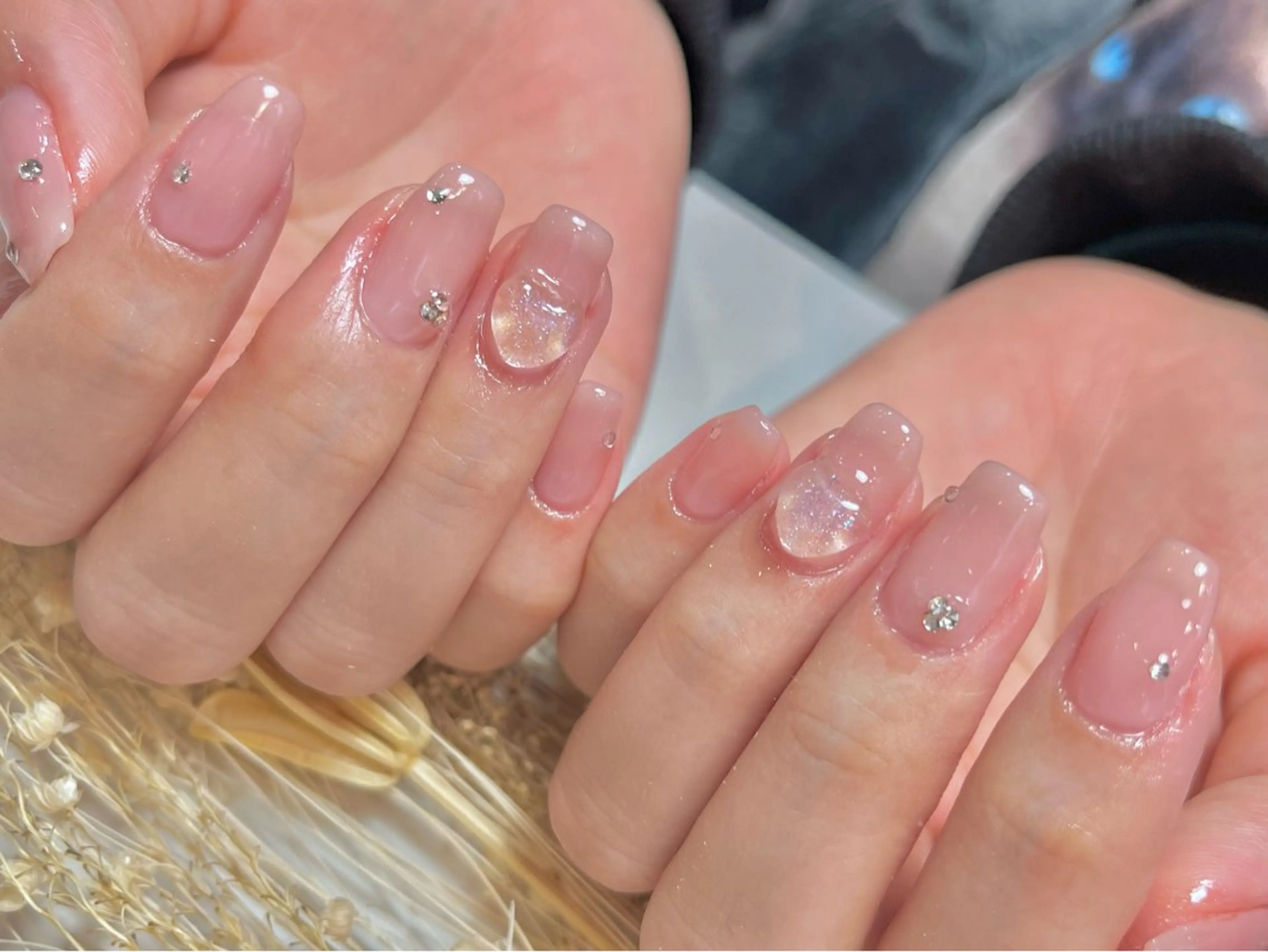 ネイル 氷ネイル・うるうるネイル Queen nail所属・QUEEN ＮＡＩＬのネイルデザイン