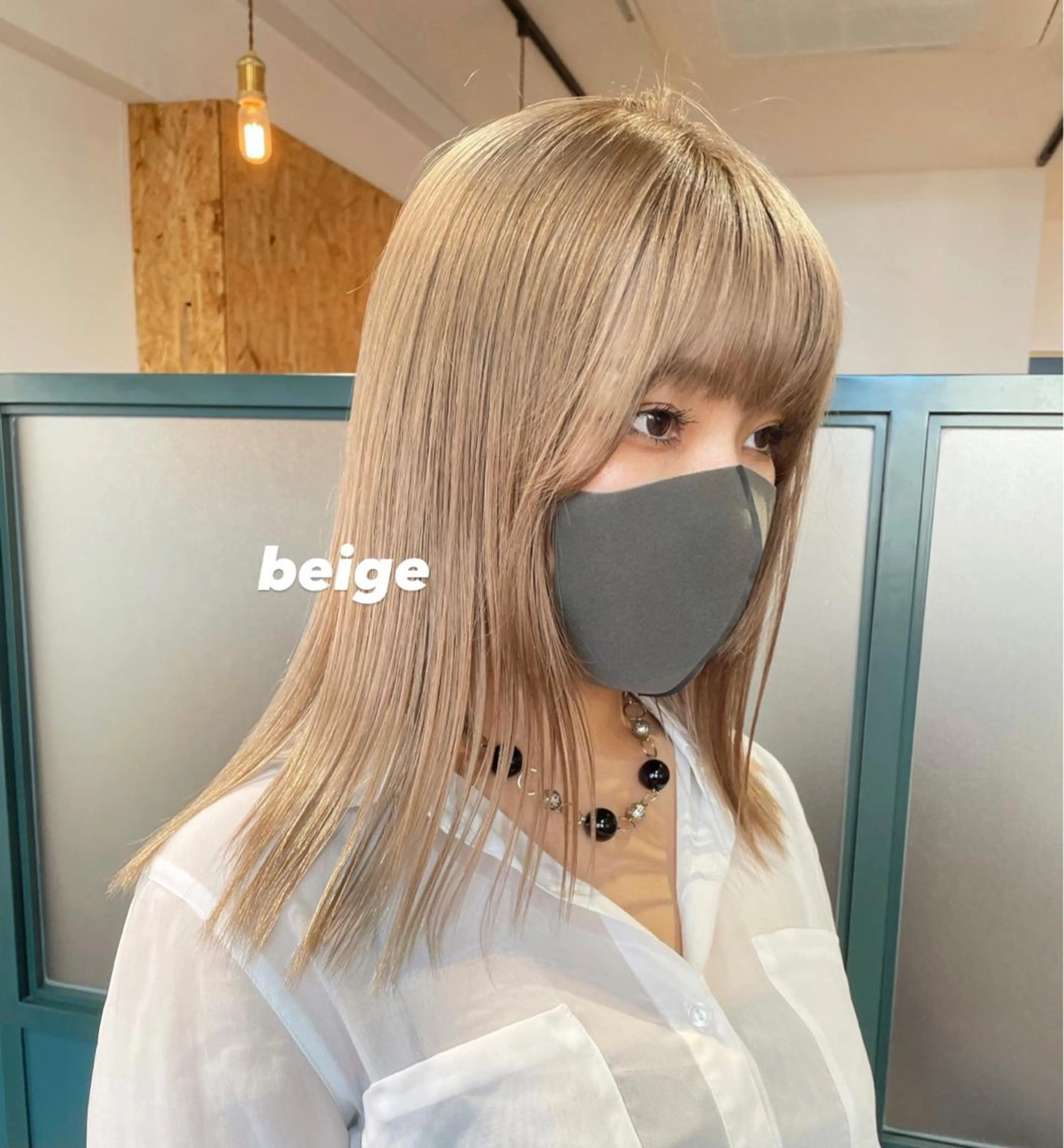 ミディアム カラー パーマ ヘアアレンジ ネイル マツエク・マツパ Miku /ブリーチ/ボブのヘアスタイル