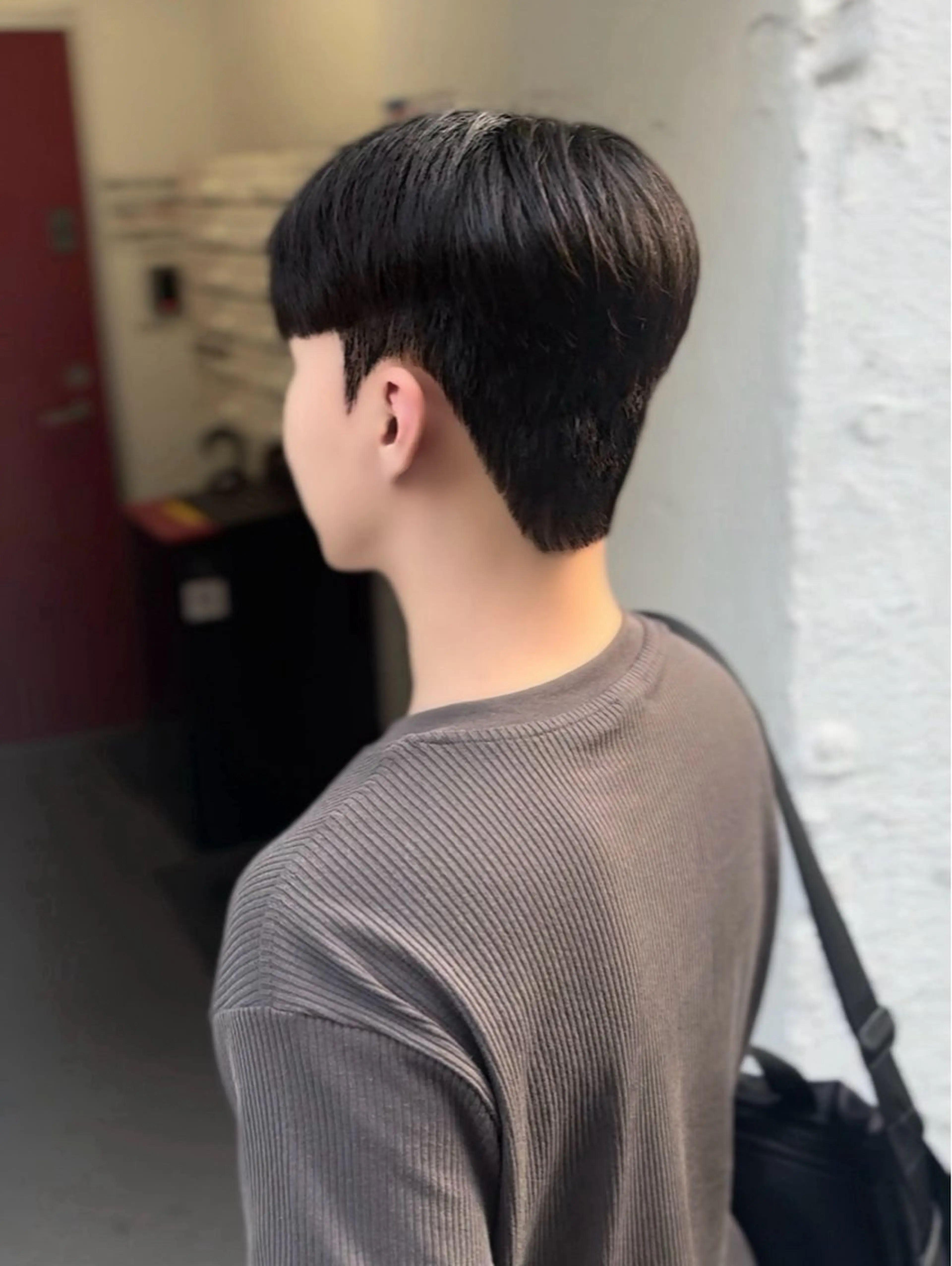 メンズカット＋毛流れパーマの写真