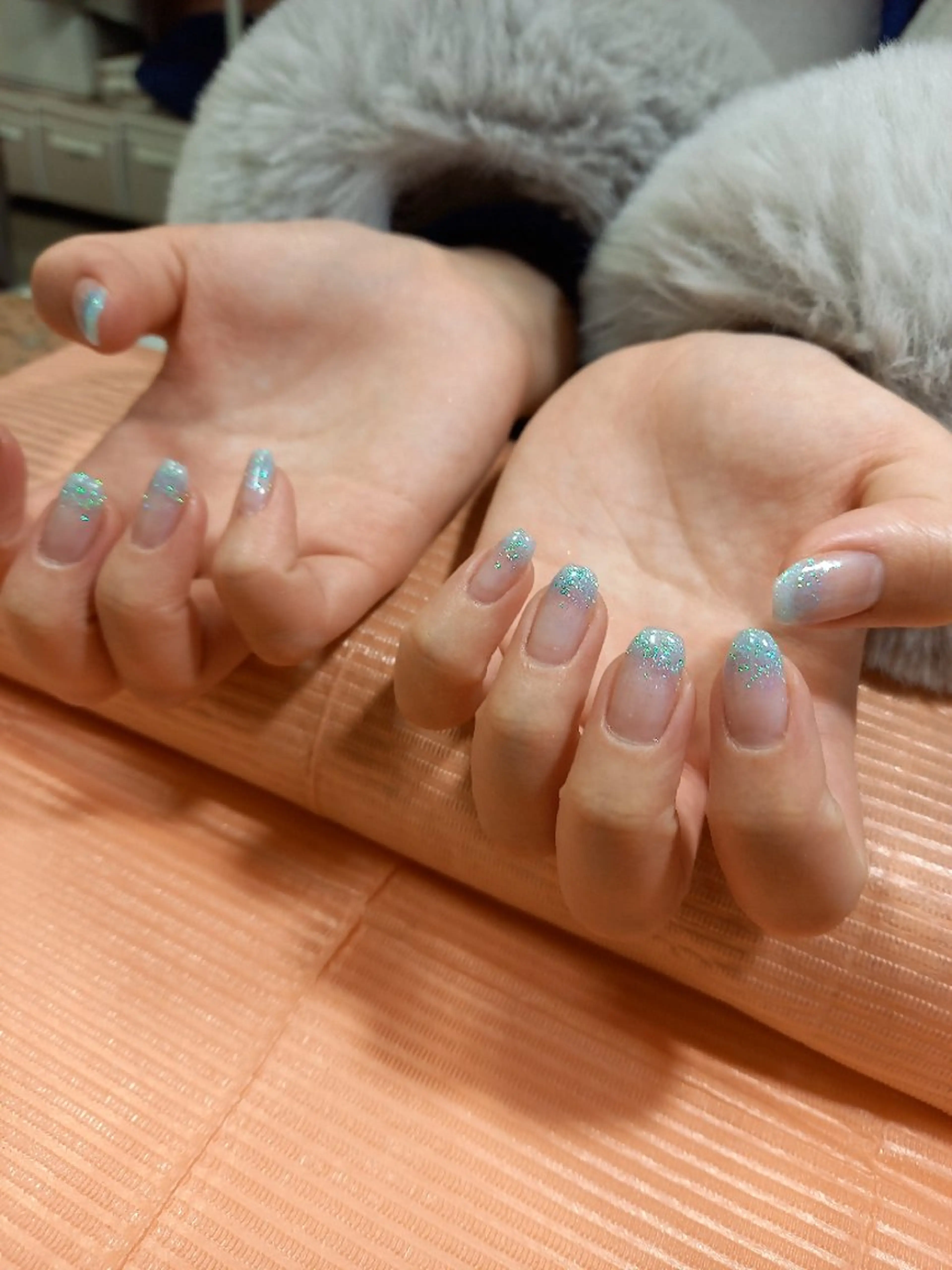 ネイル ラメ(グリッター) ラメグラデーション 🌸AoiNail  studio🌸のネイルデザイン