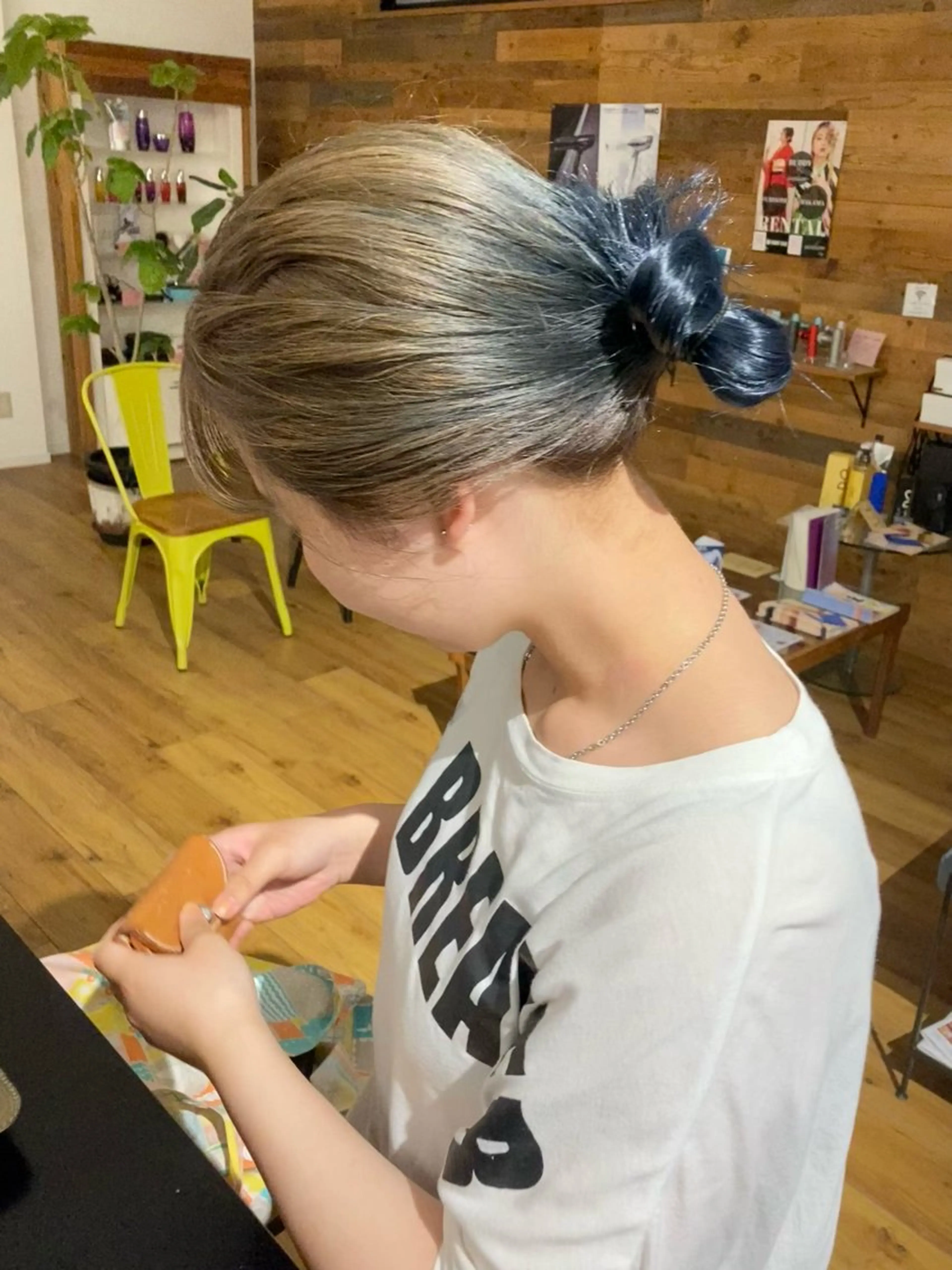 ロング カラー ヘアアレンジ ヘアカラー 津田 里菜のマツエク・マツパデザイン