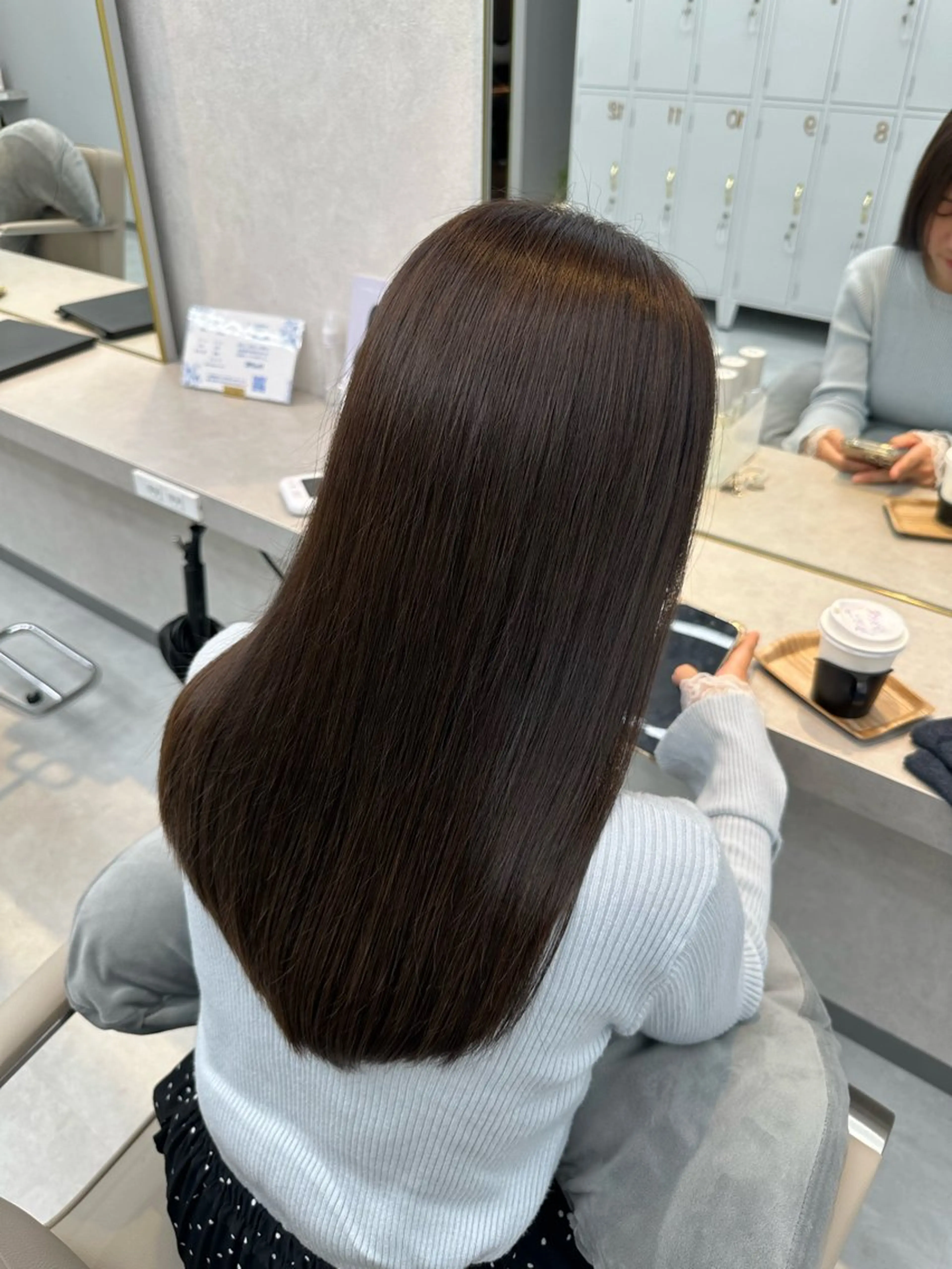 カラー ヘアカラー 佐々木 玲のヘアスタイル