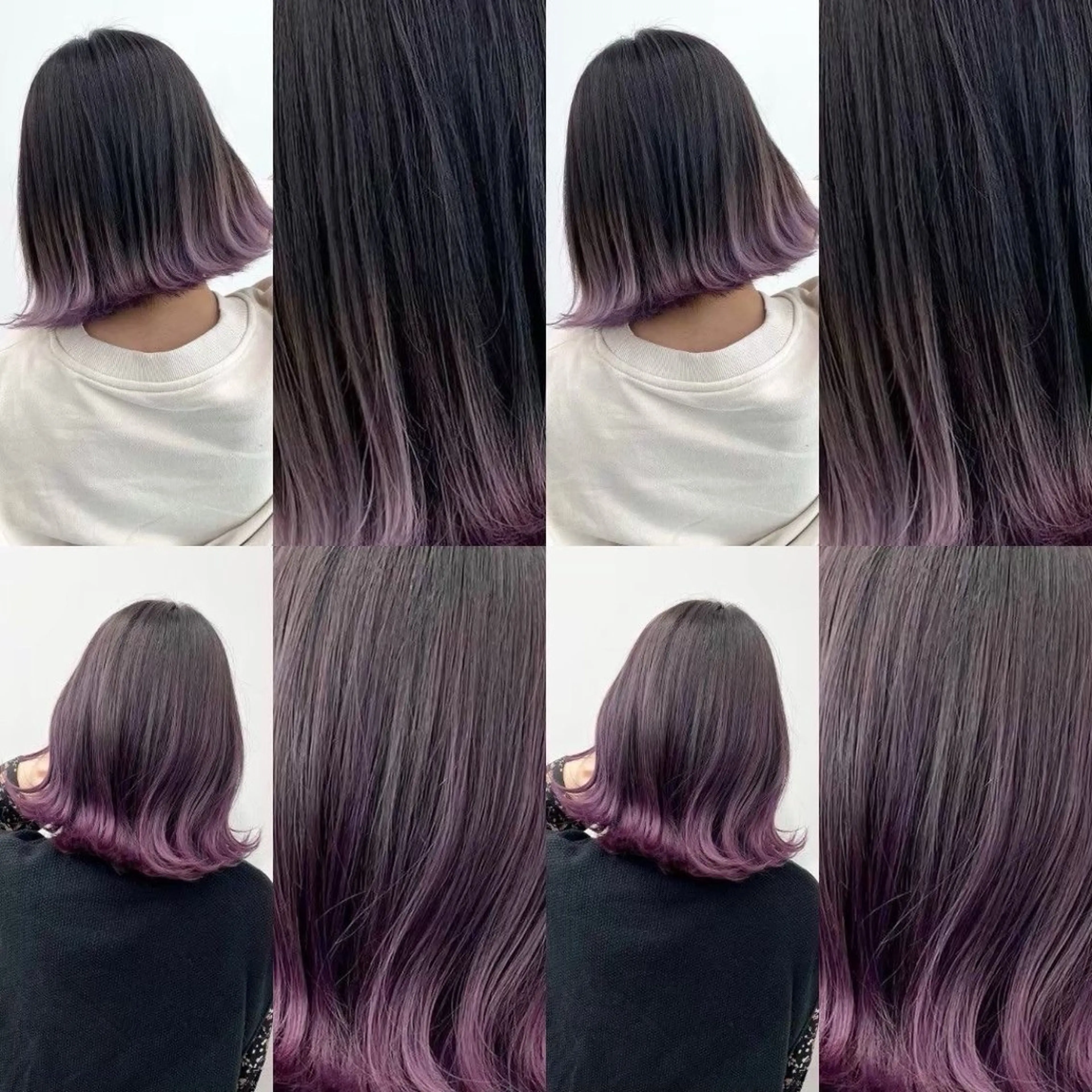 ミディアム カラー ヘアアレンジ ૭ 艶髪透明感૭ヘア カラーＡＭＩ🫧のヘアスタイル