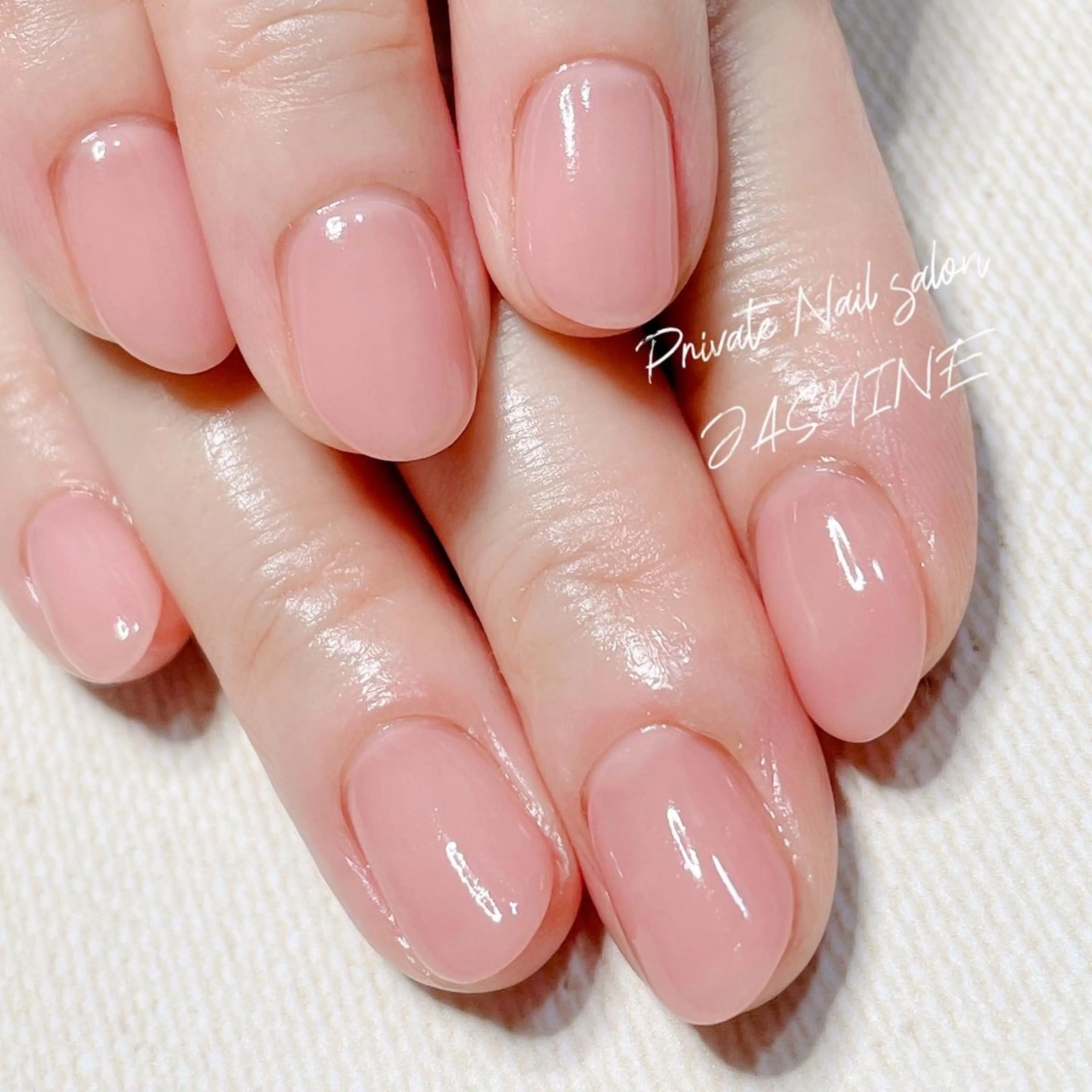 ネイル ワンカラーネイル シンプルネイル ハンドネイル Nail salon JASMINEのネイルデザイン