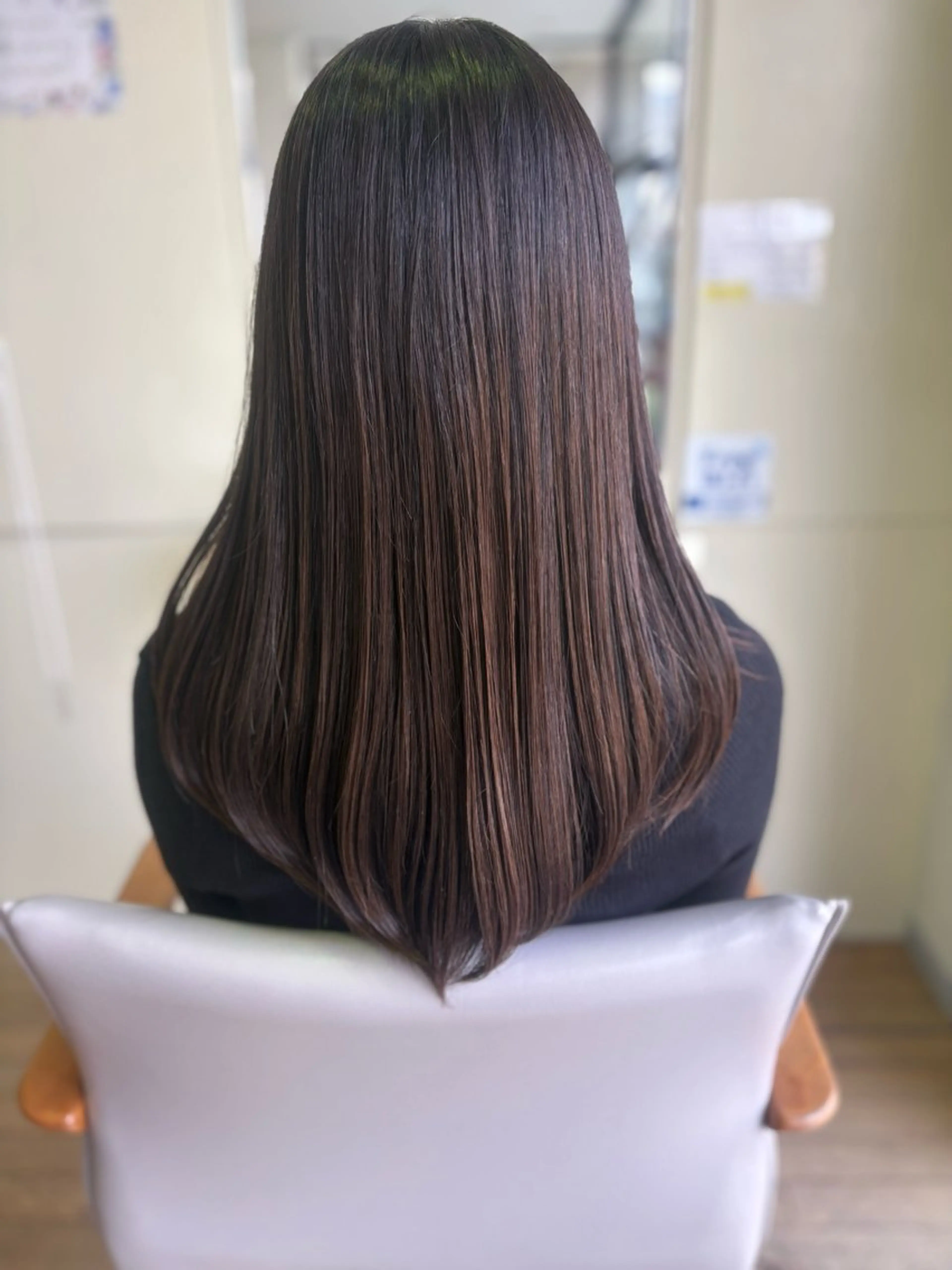 ロング 顔まわりレイヤー 顔周りカット レイヤーカット ロング トリートメント カット トリートメント スタイリスト Kenのヘアスタイル