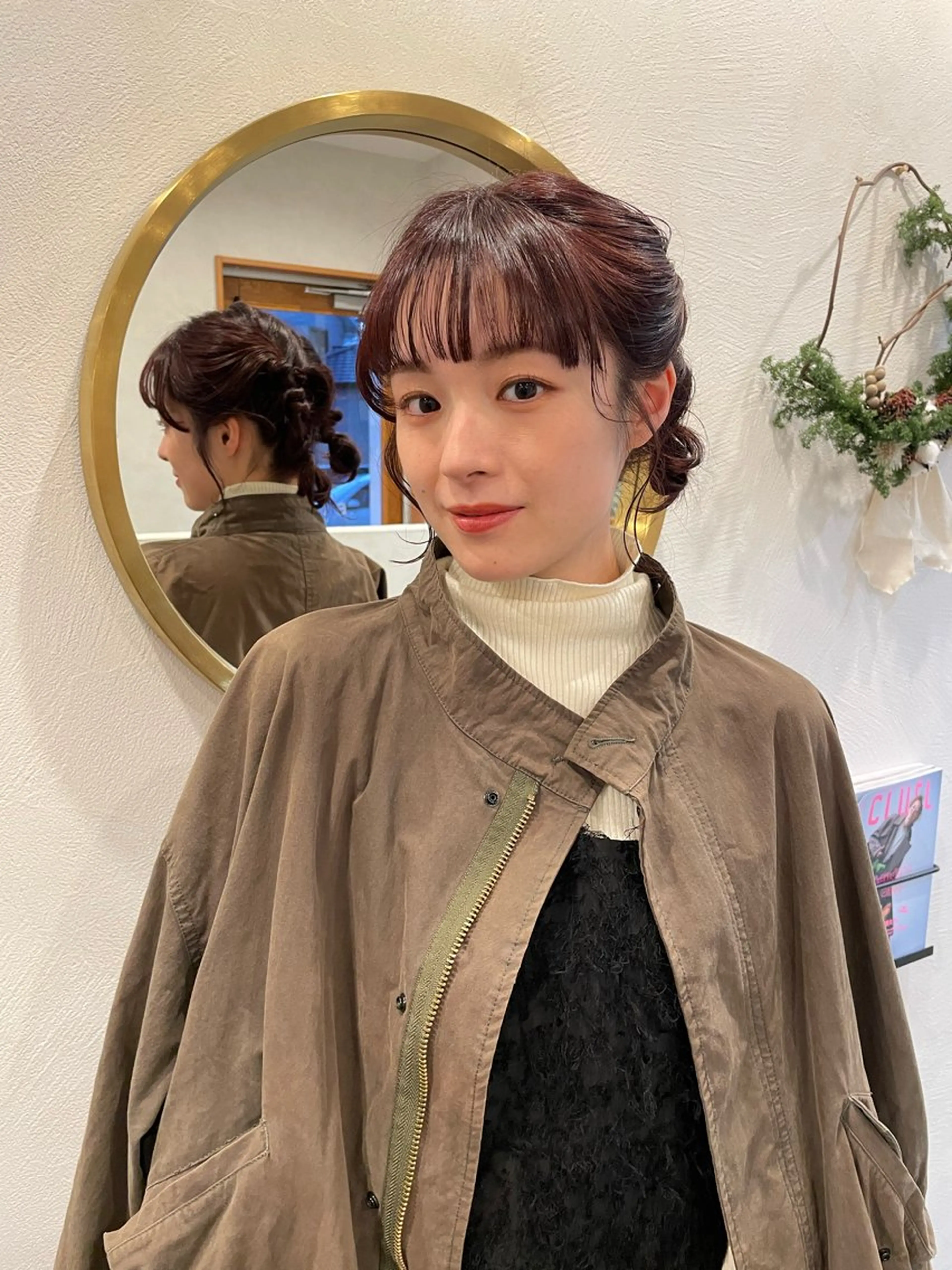 ミディアム カット Lita. hairdesign所属・k a k o ／ボブパーマ🥨のヘアスタイル