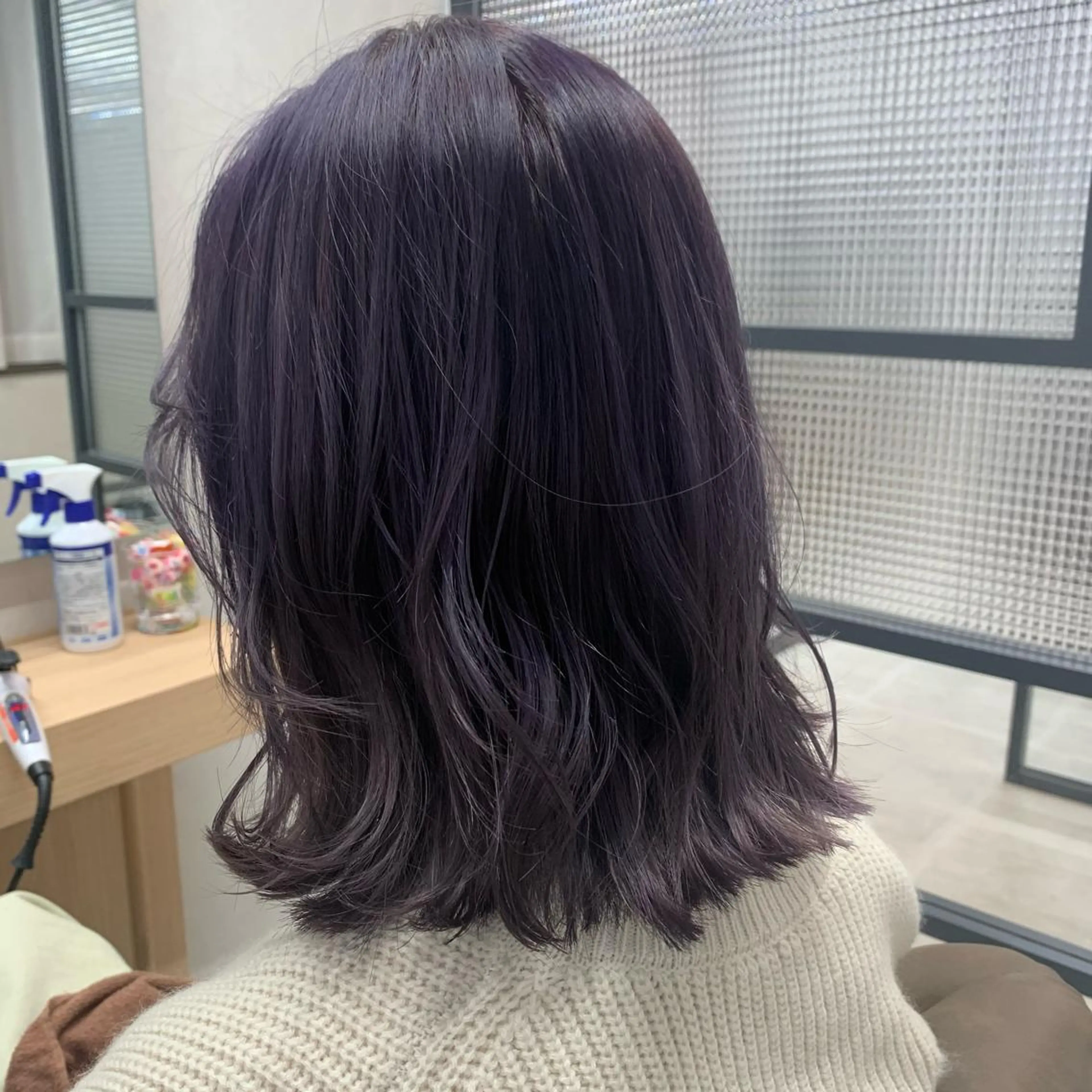 ミディアム ヘアカラー トリートメント TriumpH天王寺店【ミルボンAujua認定サロン】所属・SAKI🐈⬛【 HAPPY届けます】のヘアスタイル
