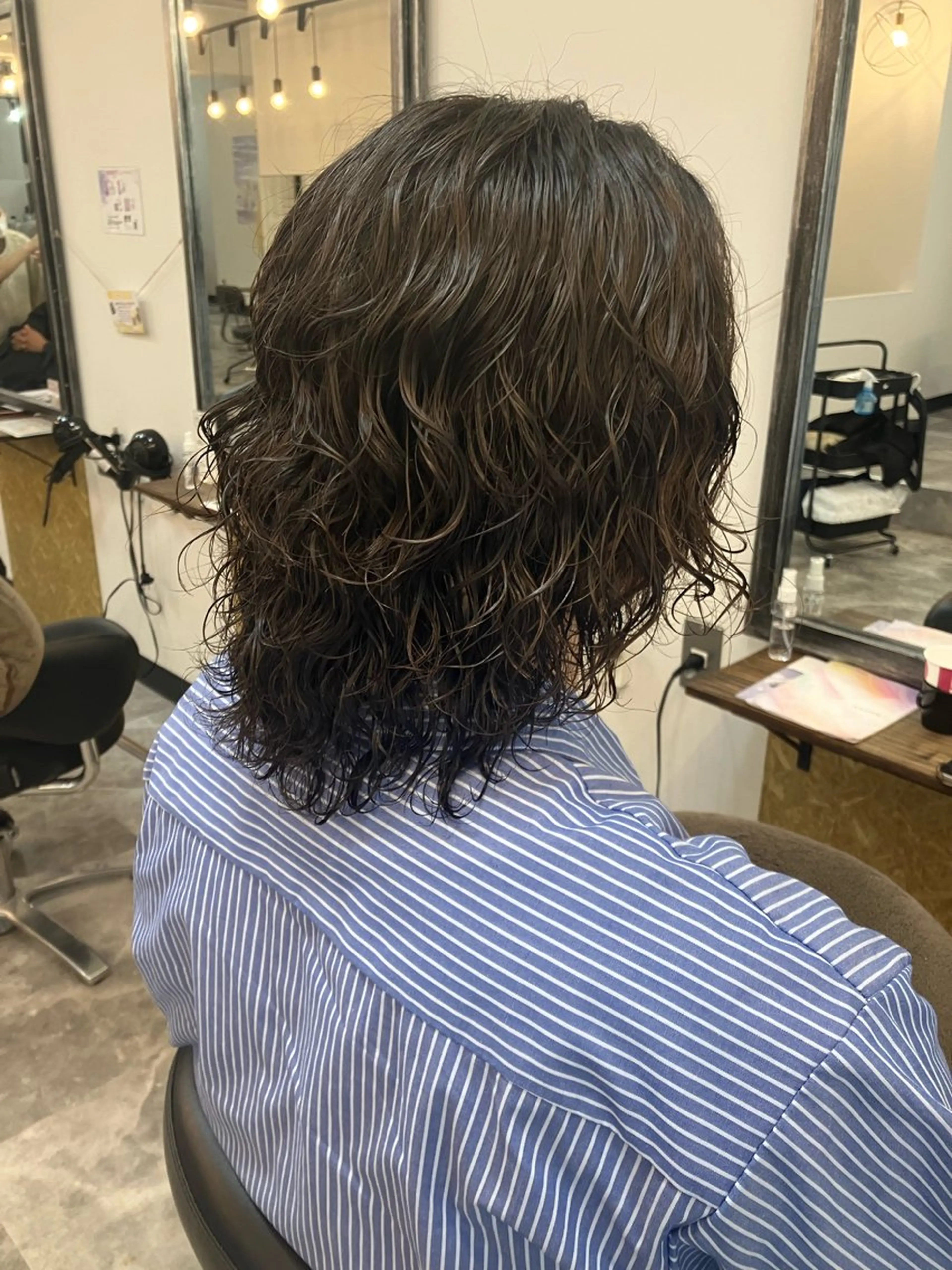 ミディアム カット パーマ ✨艶髪特化✨ 後藤圭太のヘアスタイル
