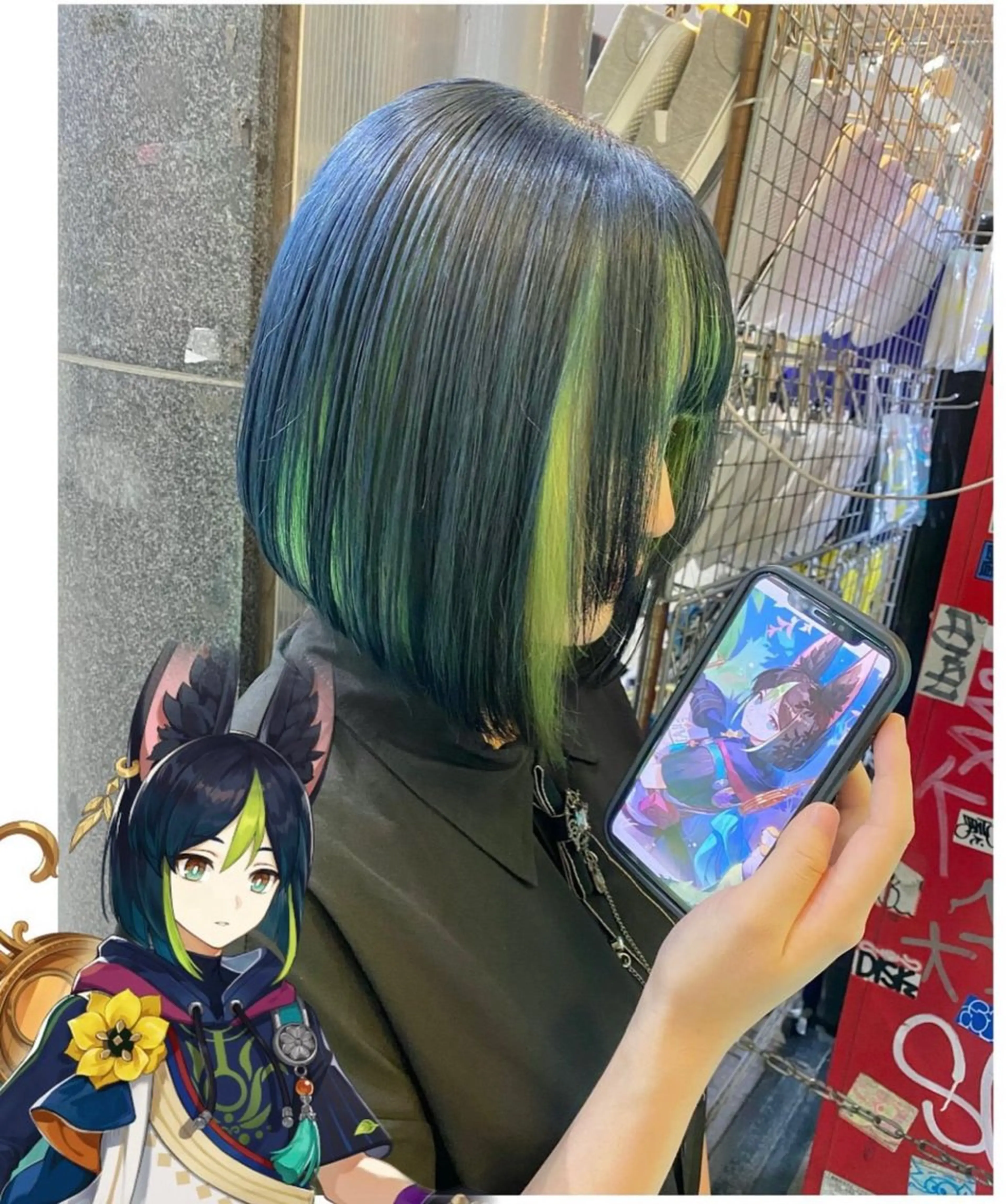 ショート カラー ブリーチ ヘアカラー GARU-ガル-所属・TSUNO🦖 派手髪/オタク美容師のヘアスタイル