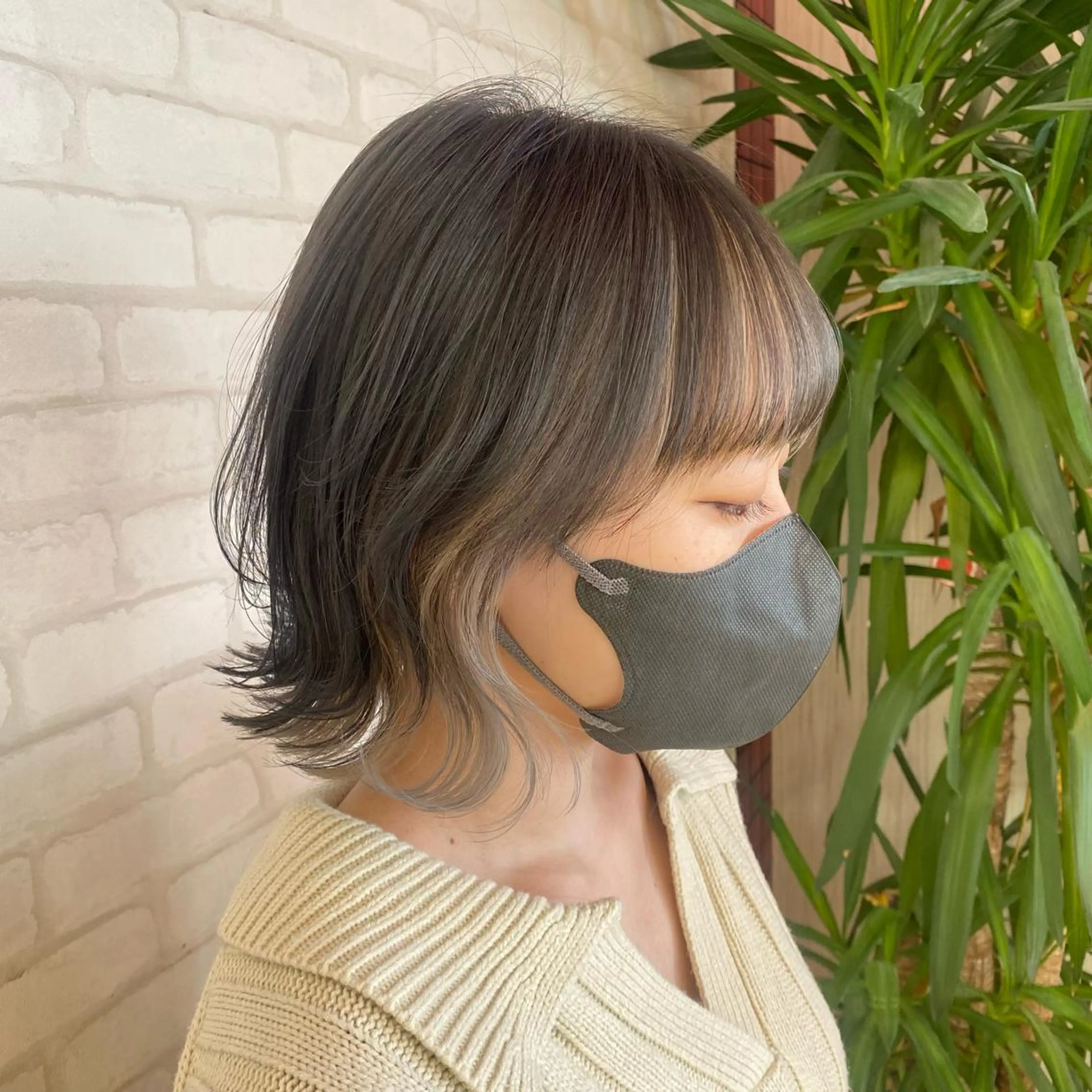 ショート カラー ボブ ウルフカット カット ヘアカラー トリートメント ノンダメージサロンBonheur銀座並木通り店所属・ULTOWA/銀座 ERIのヘアスタイル