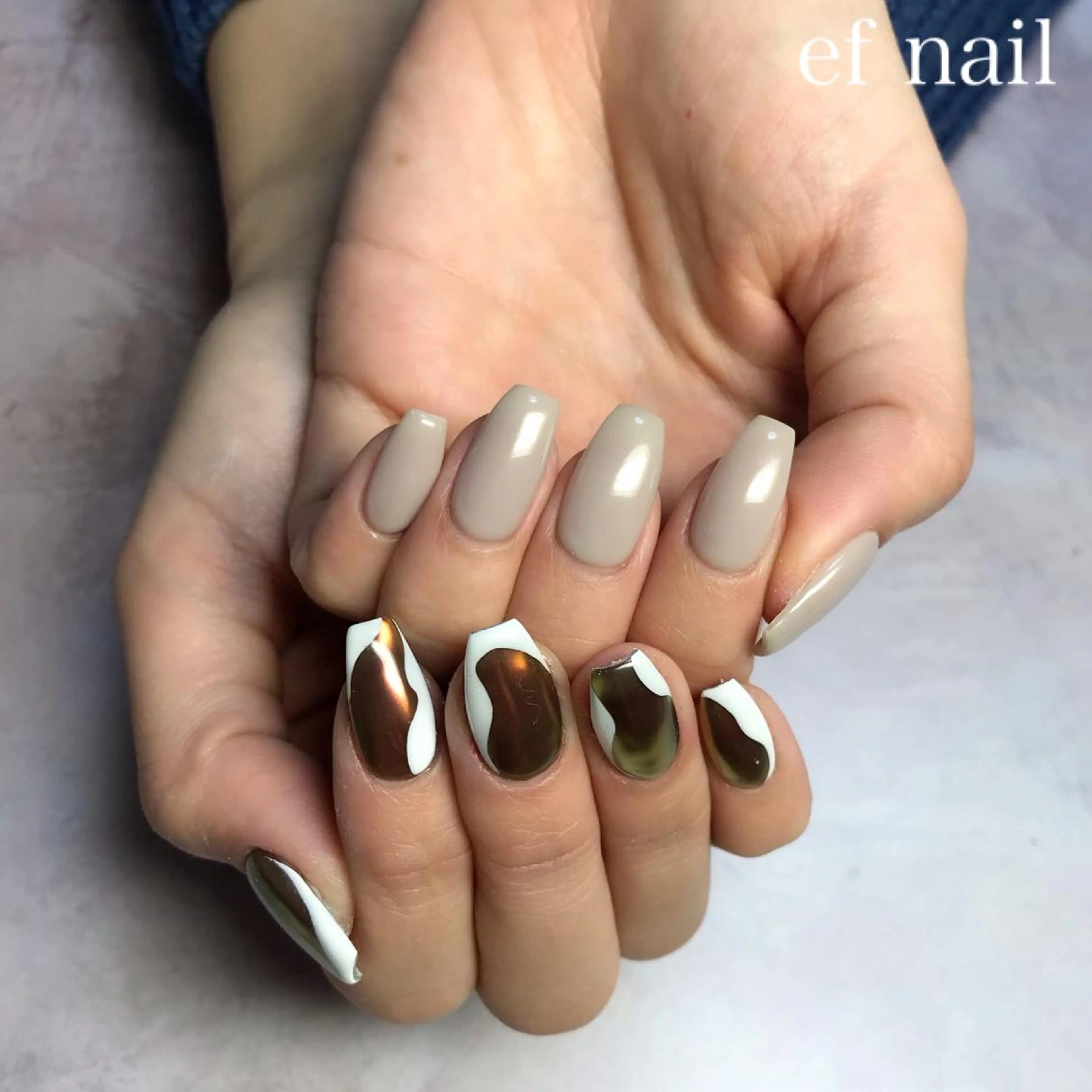 ネイル ハンドネイル ef nailのネイルデザイン