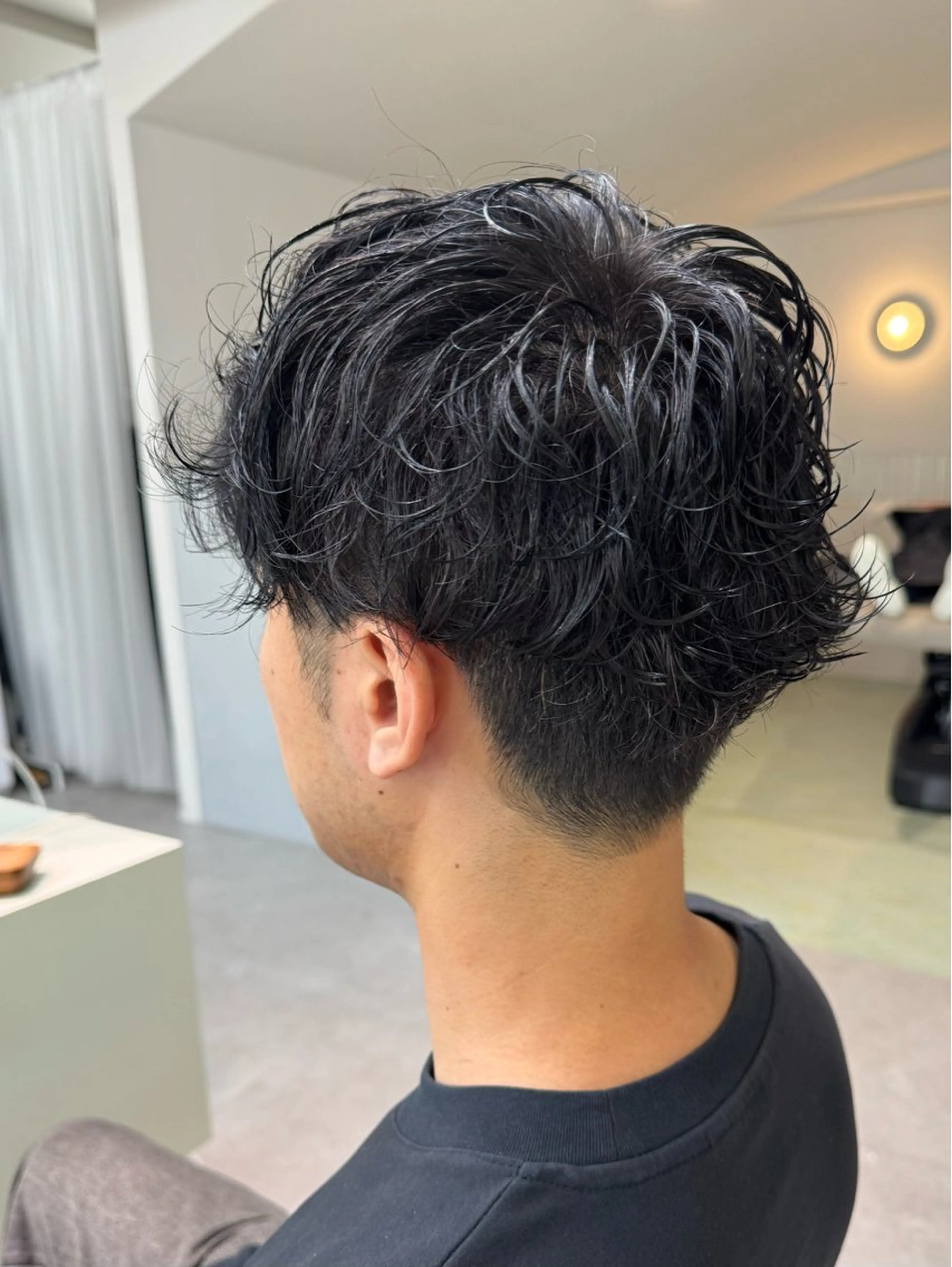 パーマ メンズ カット ヘアカラー パーマ DEEokazaki urasawaのヘアスタイル