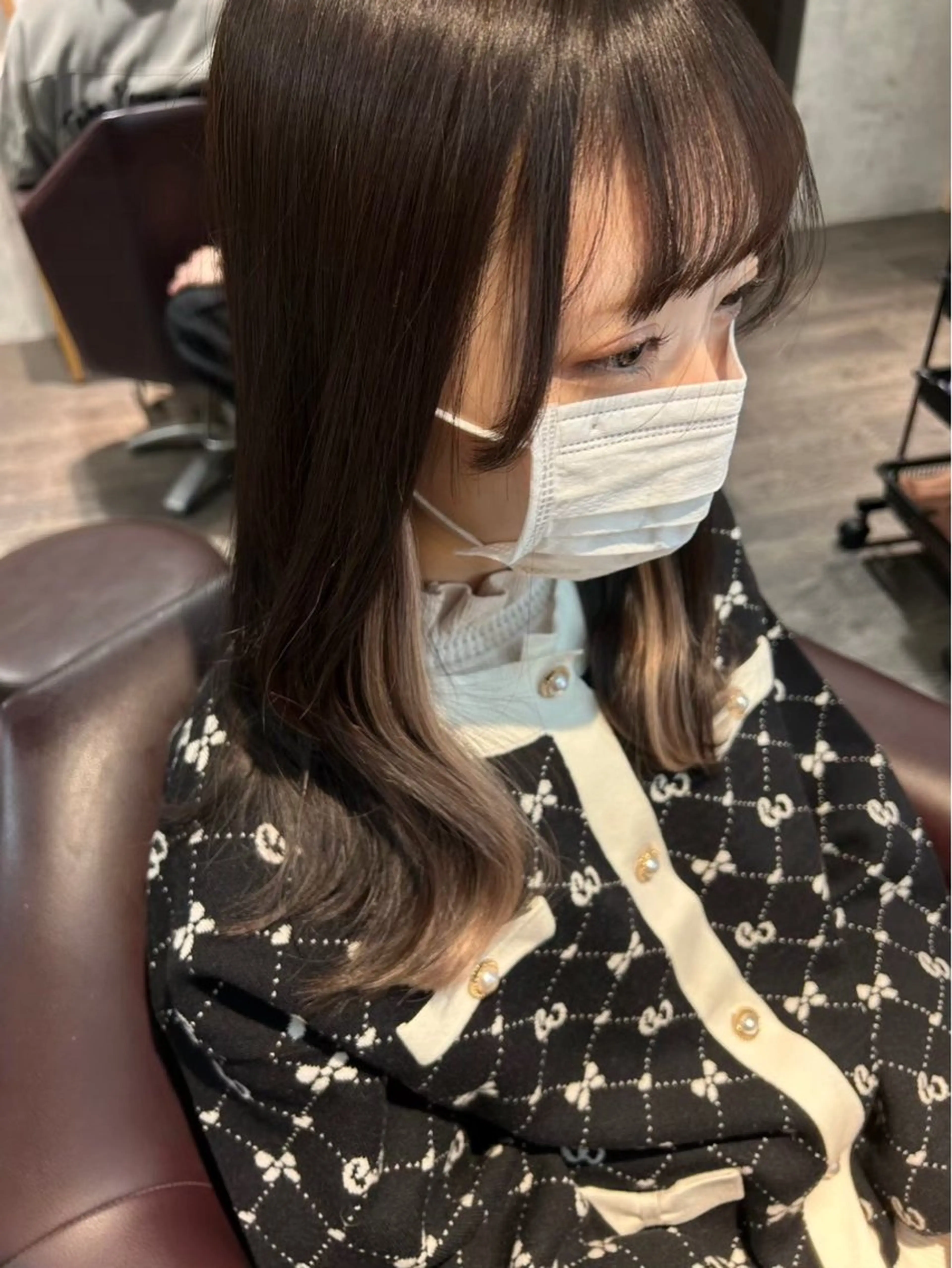 カラー インナーカラー ケアブリーチ💫 Masaki❄️のヘアスタイル
