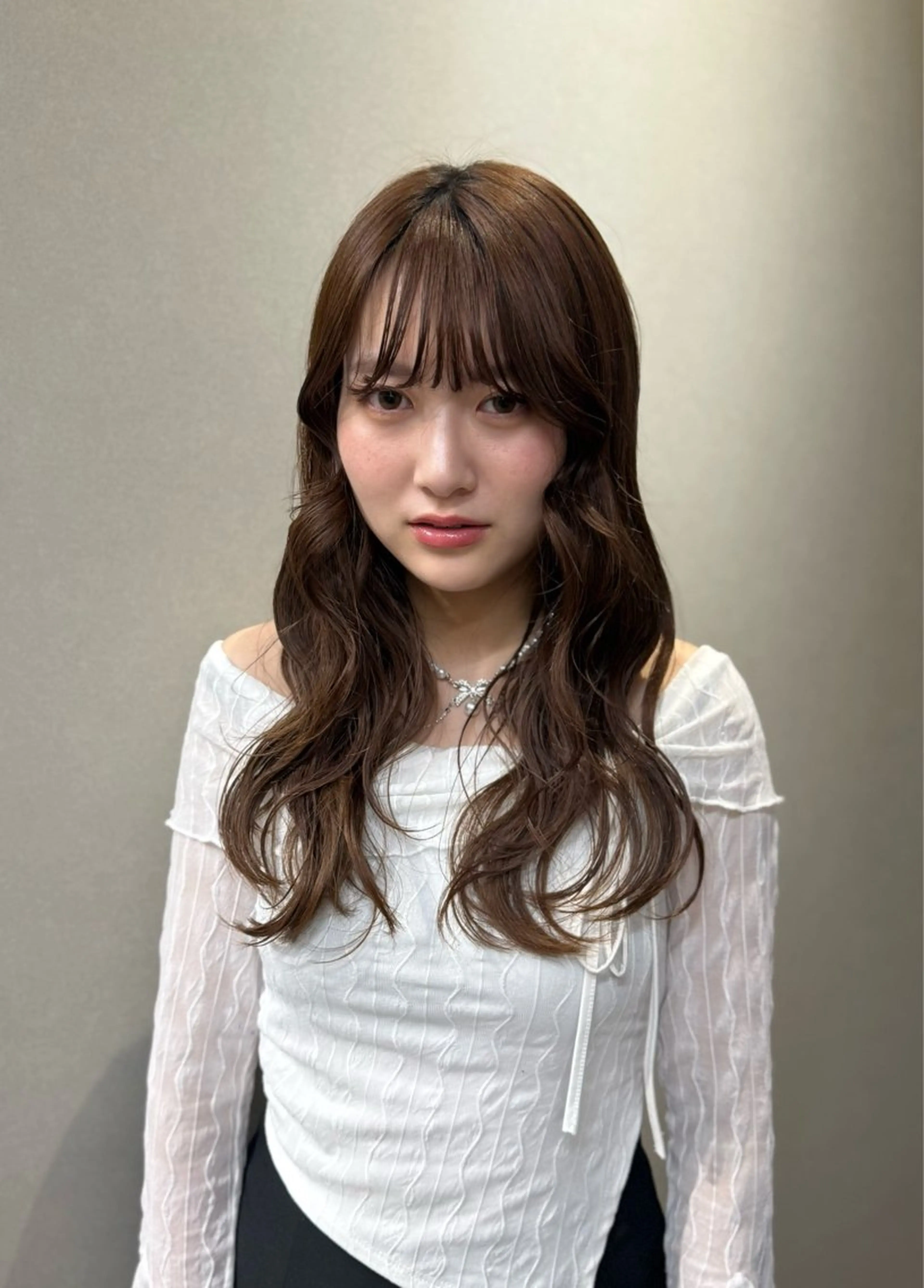 セミロング カラー Daisy🎀天神・ 大名サロン🎀Rioのヘアスタイル