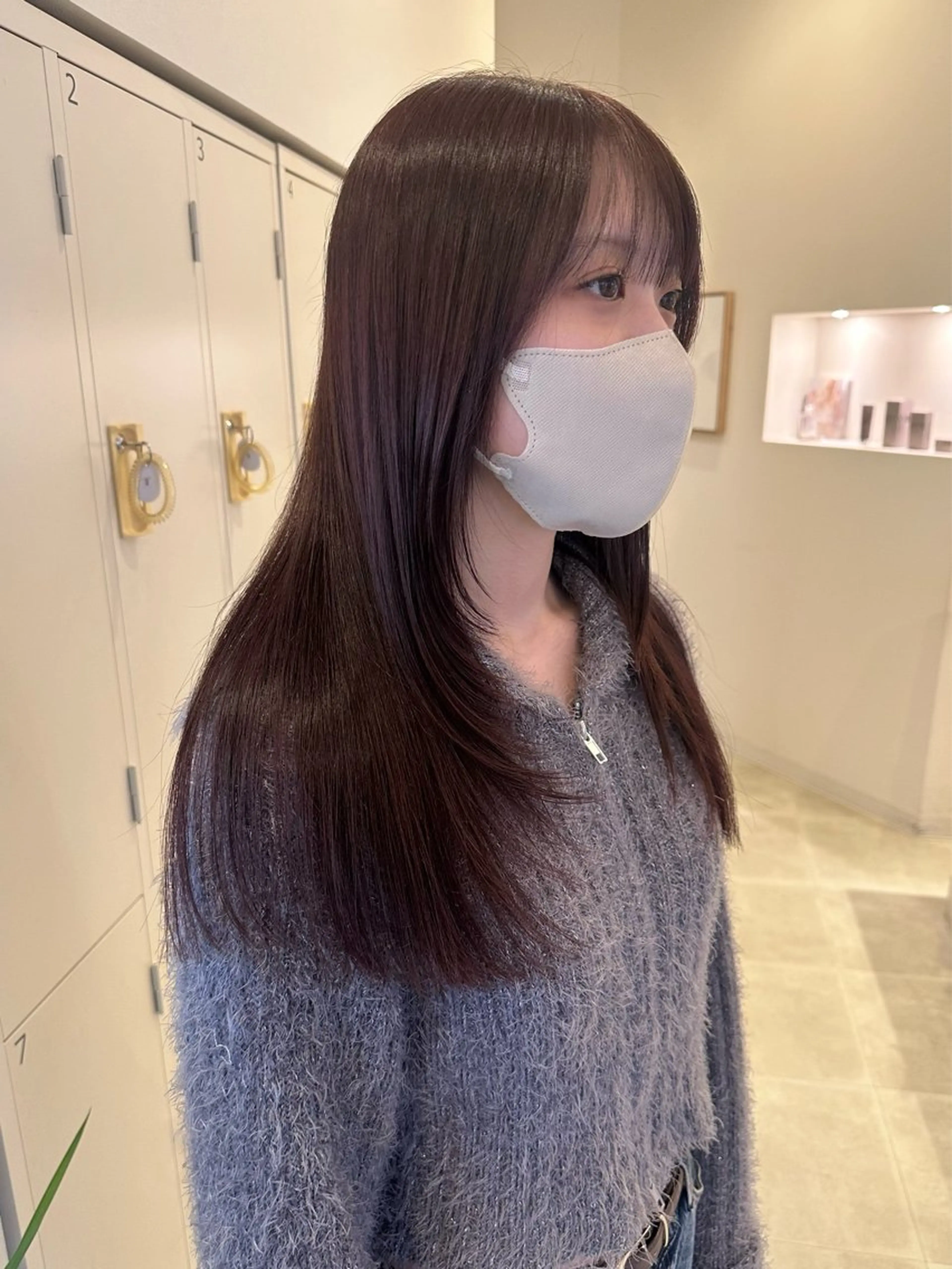 ロング 髪質改善 レイヤーカット トリートメント トリートメント 間水 和樹のヘアスタイル