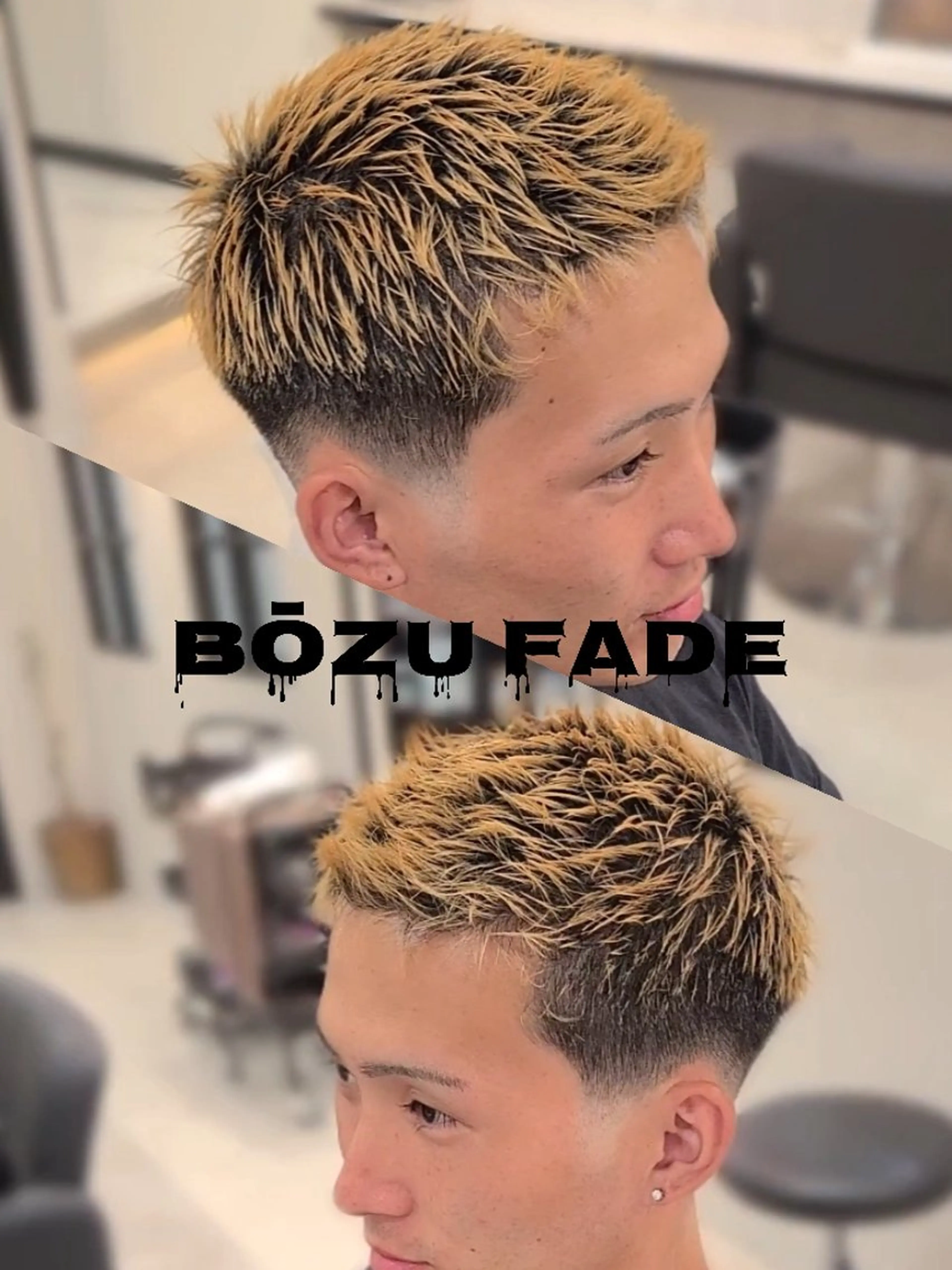 メンズ ショート フェードカット カット ヘアセット Lapis 名古屋駅前店所属・LEN名古屋/パーマ メンズ特化美容師のヘアスタイル