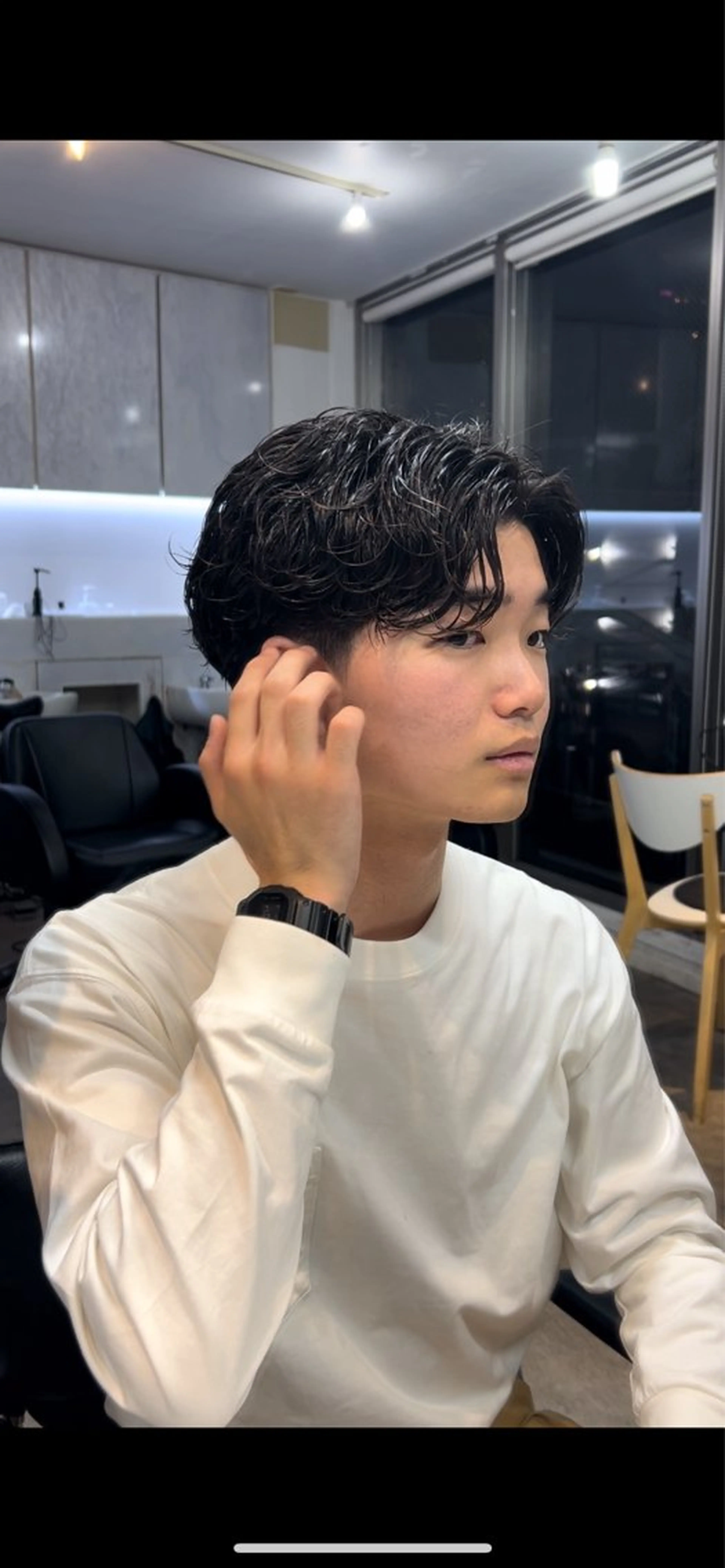 パーマ 原宿波巻きスパイラル パーマTOSHIのヘアスタイル