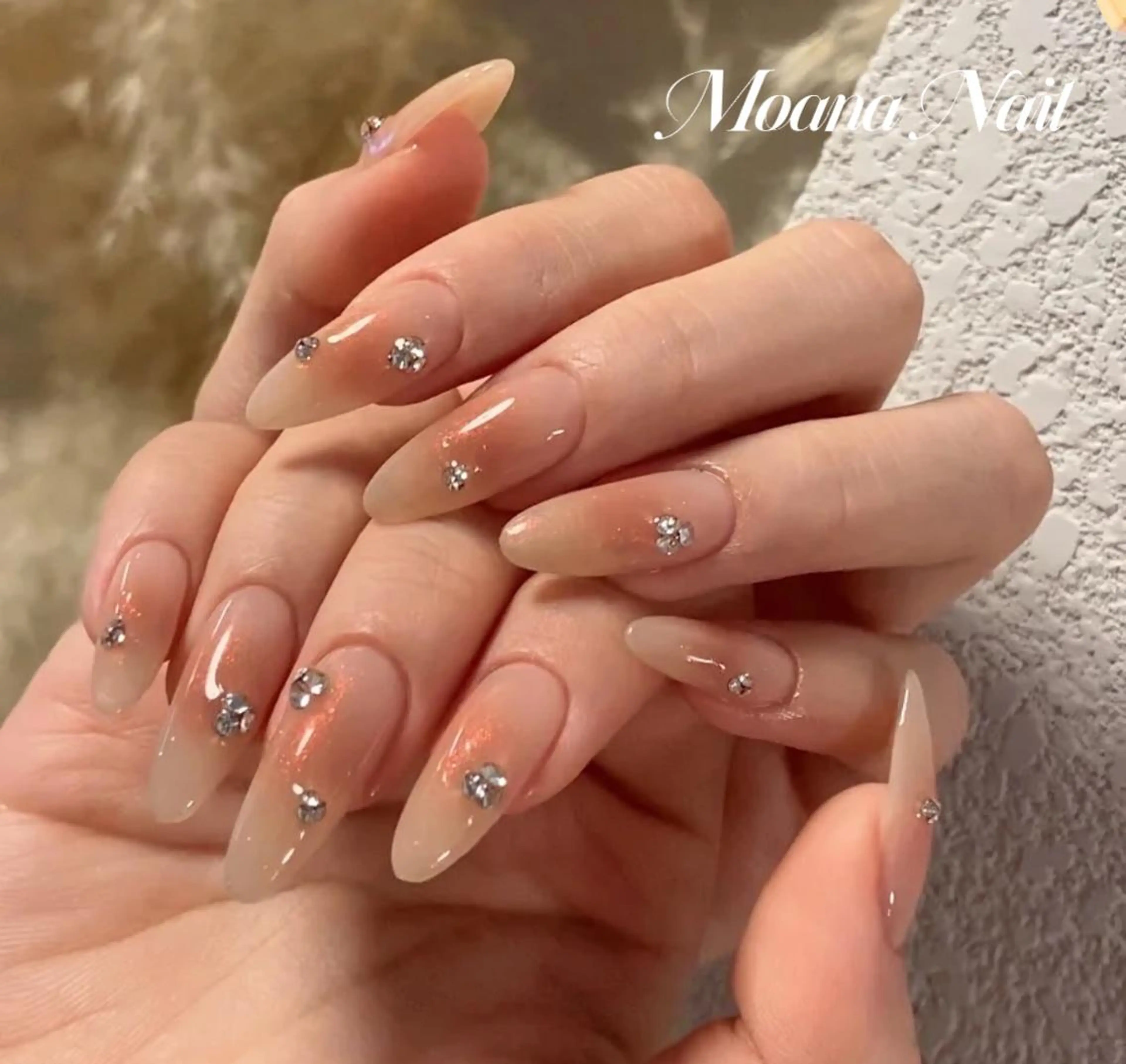 ネイル クリアネイル 長さ出し フットネイル フレンチネイル ジェルネイル Moana Nail 長さだし専門店のネイルデザイン