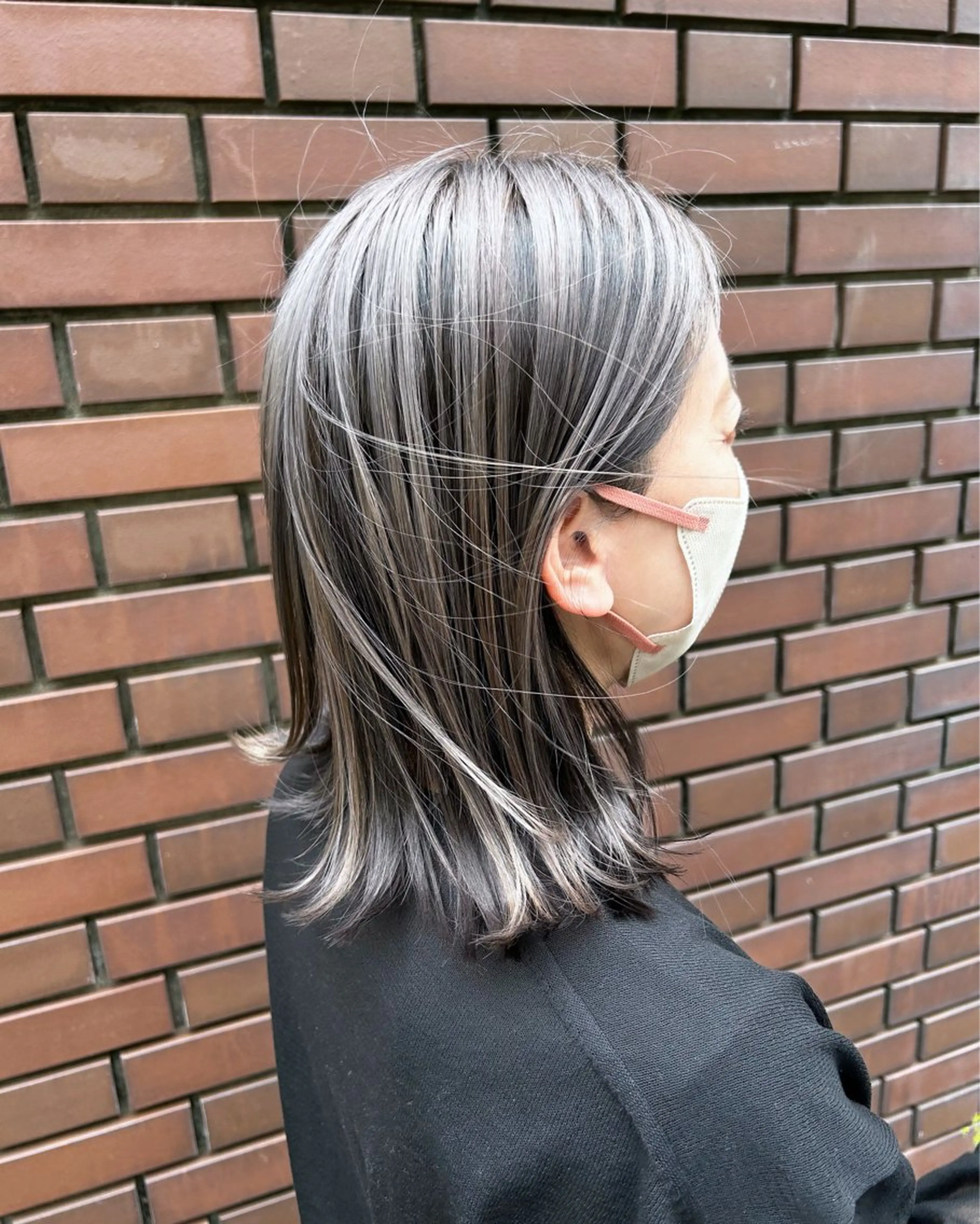 ミディアム カラー ヘアカラー トリートメント THE REMMY ユミザのヘアスタイル