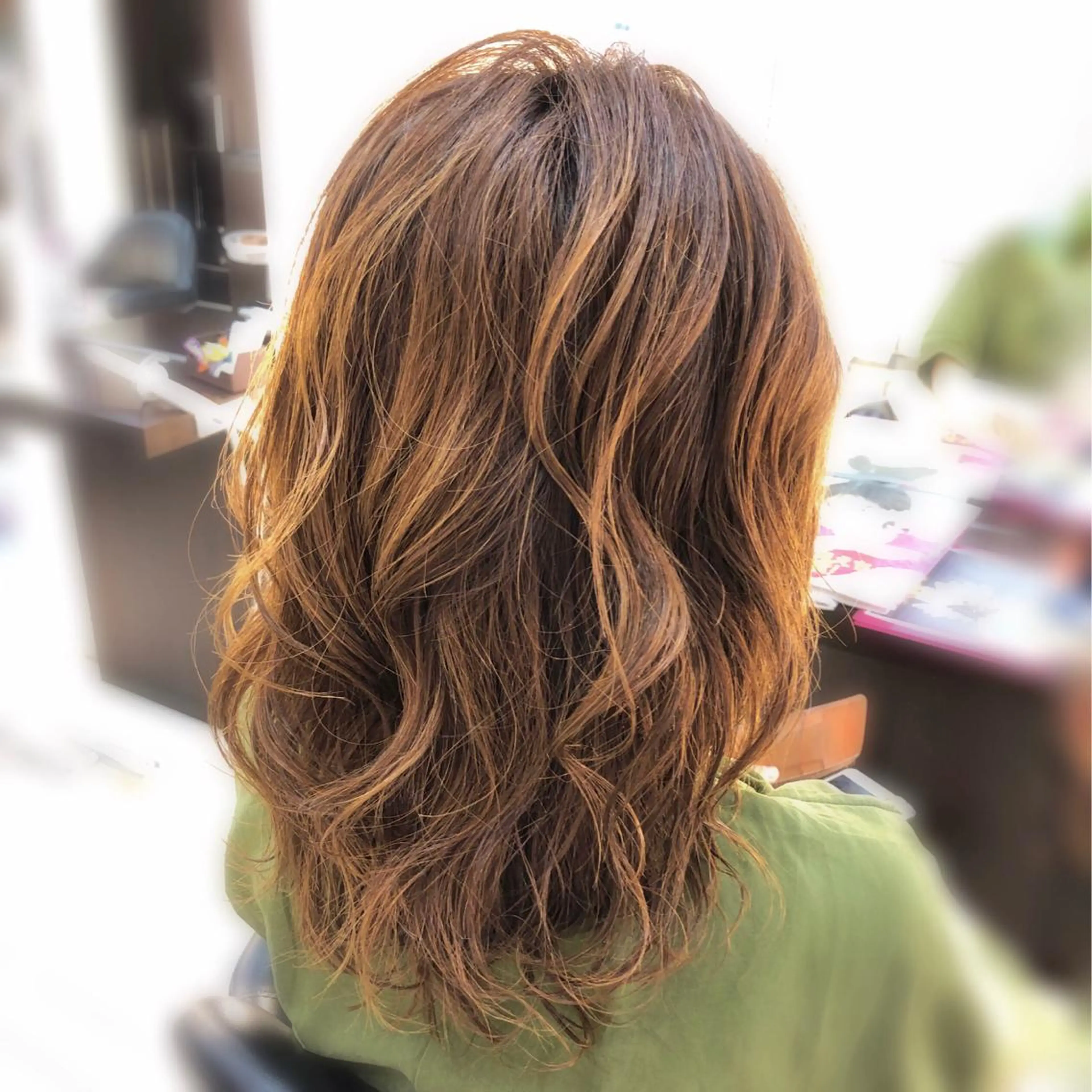 セミロング これた🧸ヘアメ職人 ♡髪質改善♡カラーのヘアスタイル