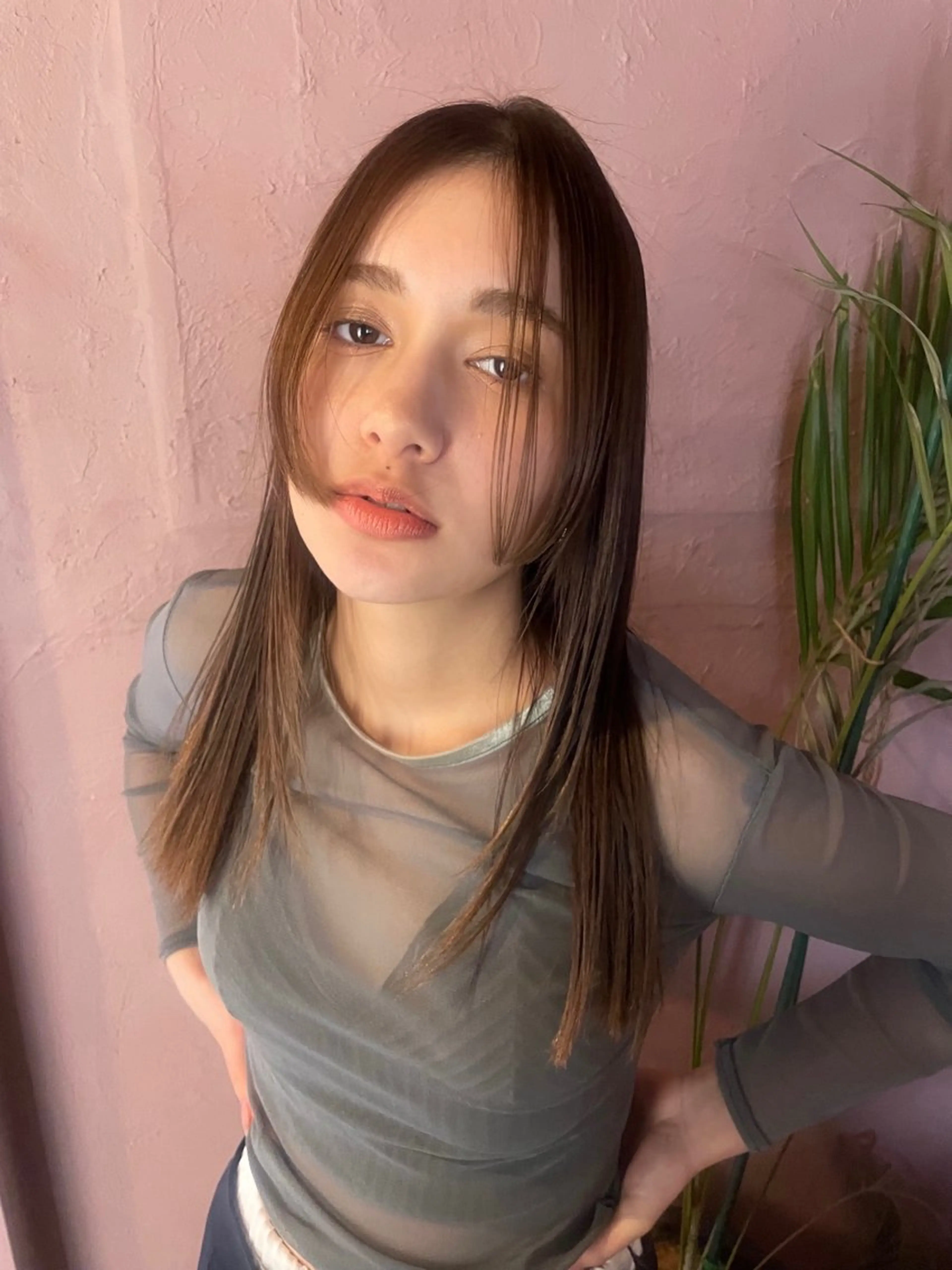 透明カラー＋保湿トリートメント🦋💆🏼‍♀️の写真