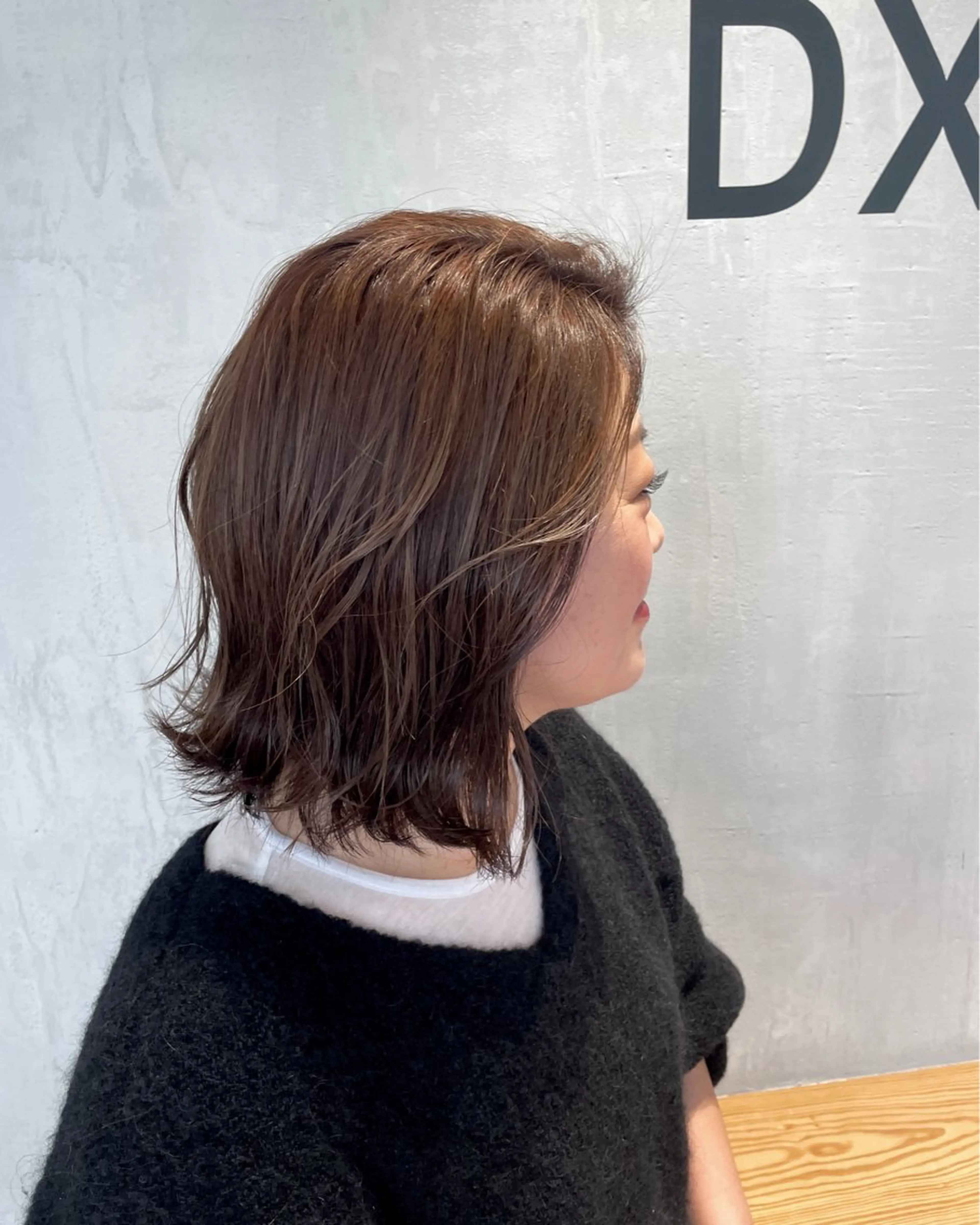 ショート カラー ハイライトカラー ハイライト カット ヘアカラー DX SHARE SALON所属・ツヤ感白髪ぼかし KEIKOのヘアスタイル