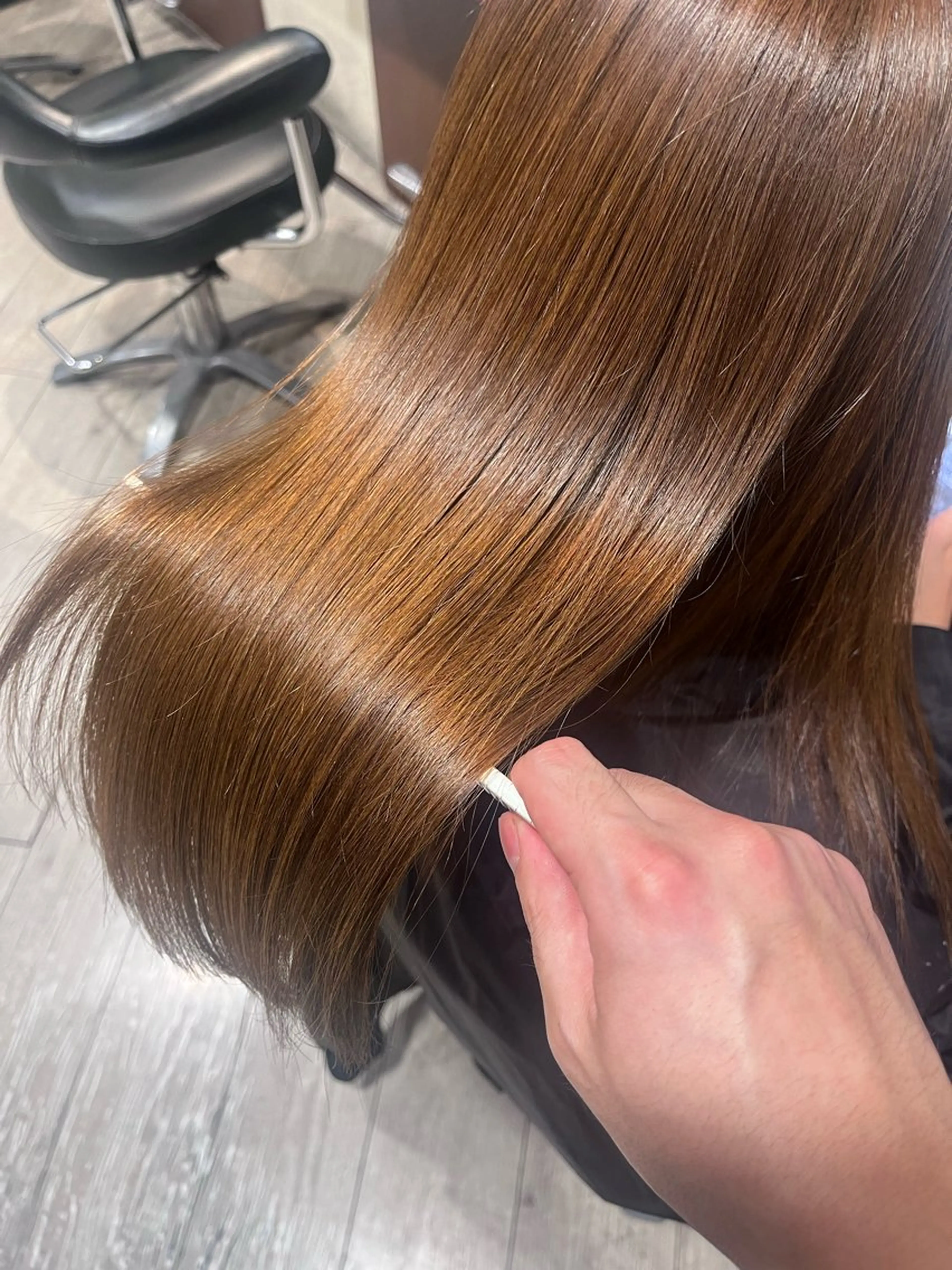 ロング Lee上新庄店所属・上新庄Lee千馬 優のヘアスタイル