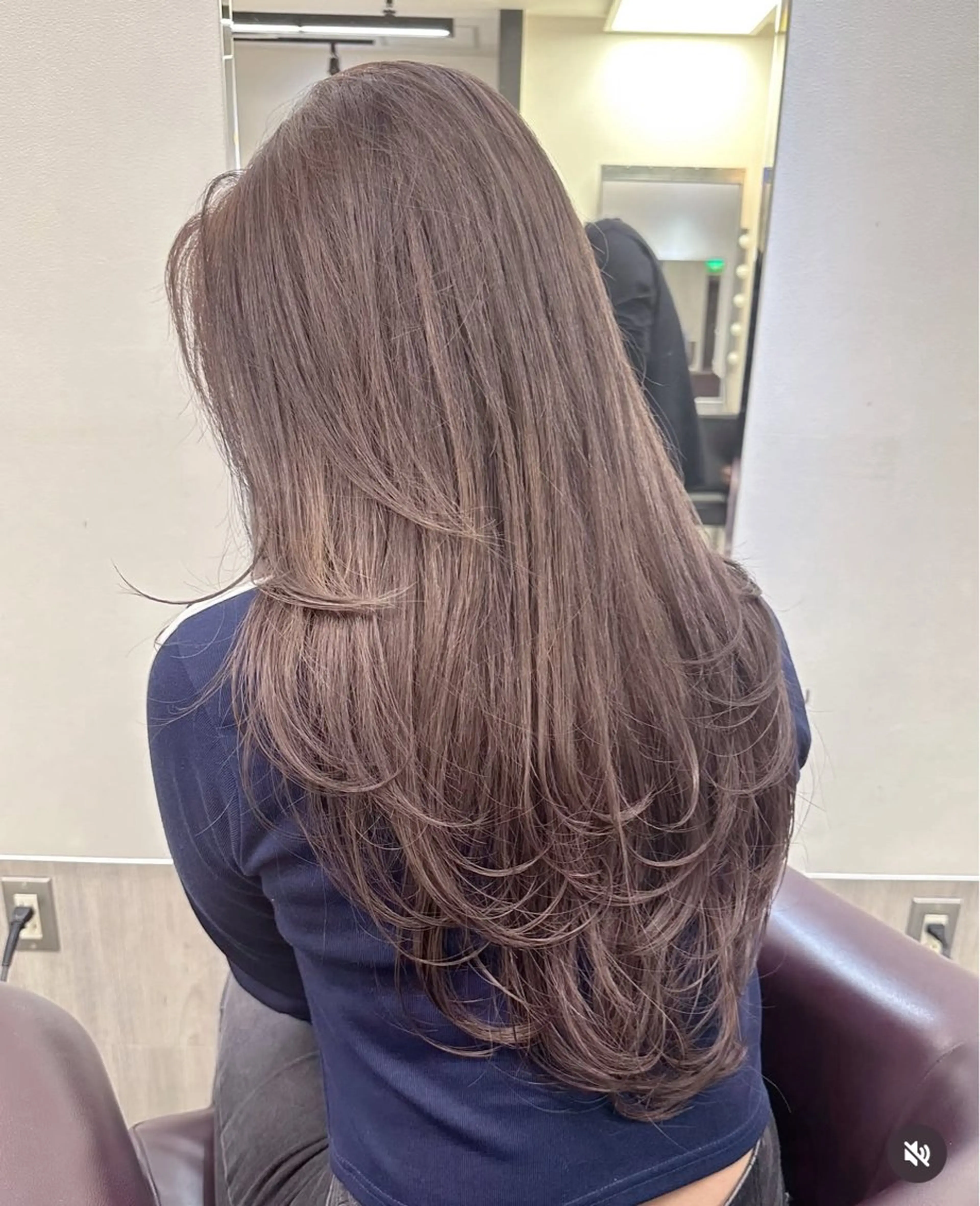ロング カラー ヘアカラー トリートメント Miharu ྀིのヘアスタイル