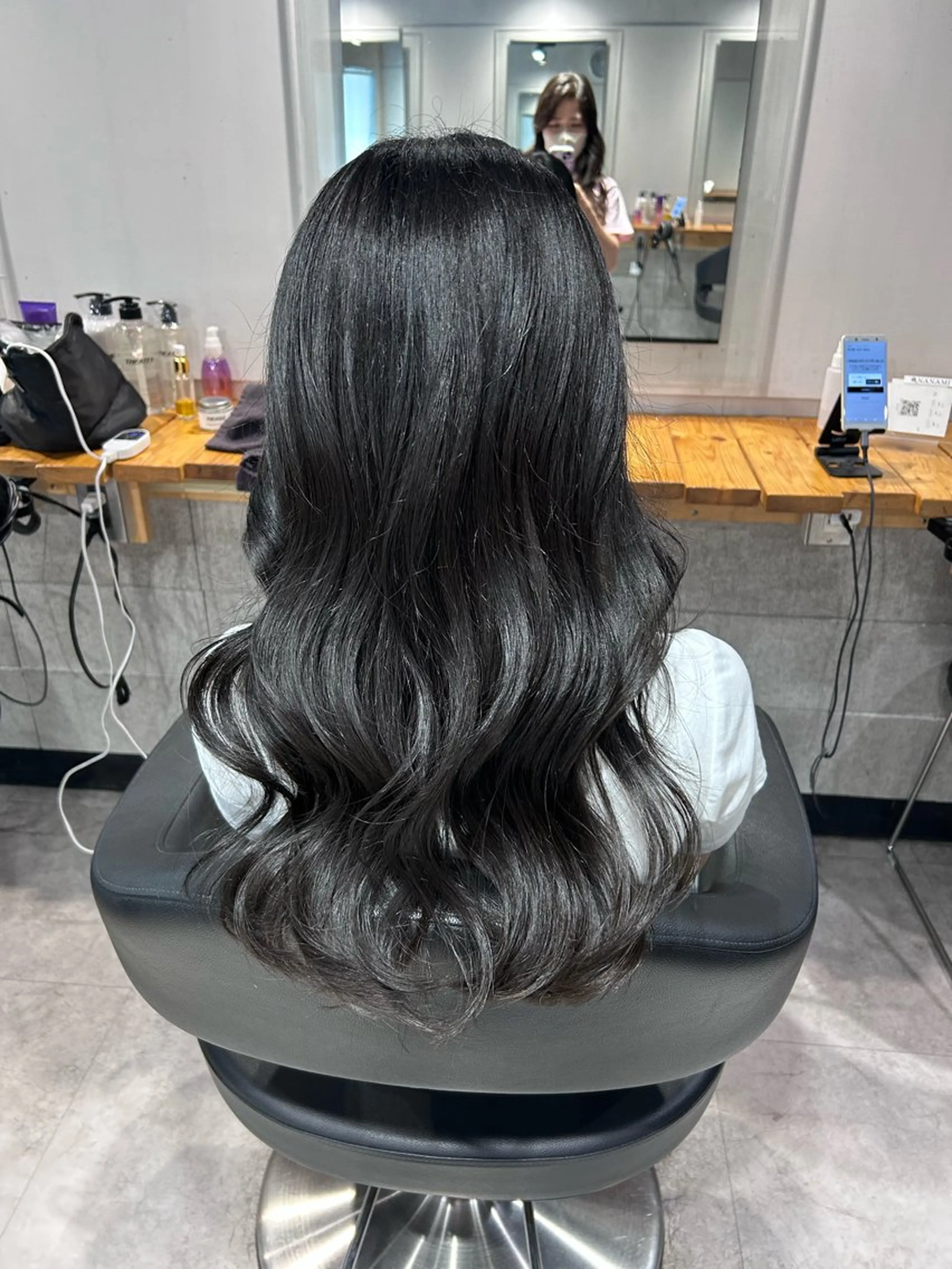 ロング カット ヘアカラー ヘッドスパ 韓国Style♡ Nanami🇰🇷のヘアスタイル