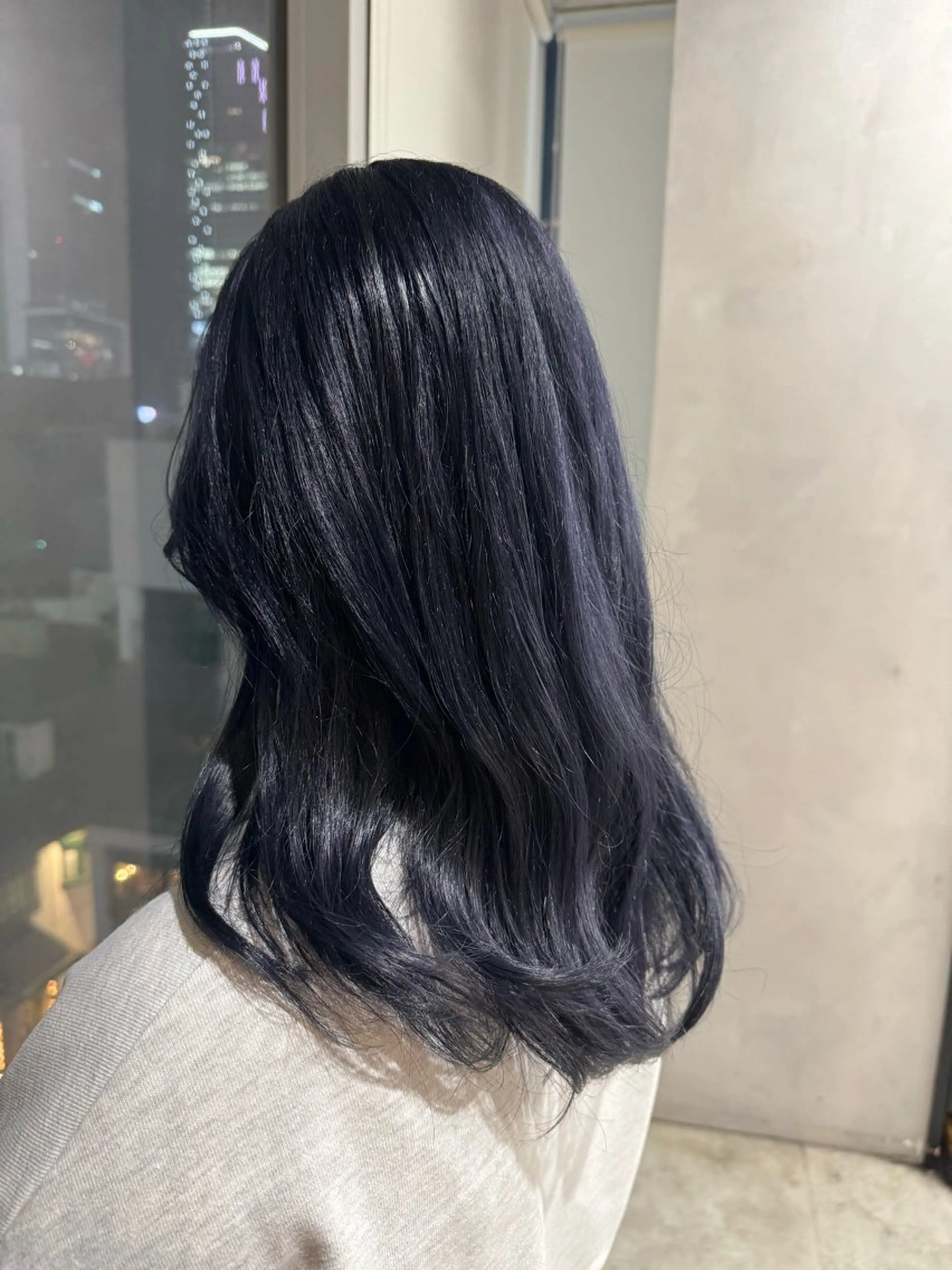 セミロング トリートメント カット ヘアカラー トリートメント 透明感カラー✨艶髪 制作🌱山根あゆみのヘアスタイル