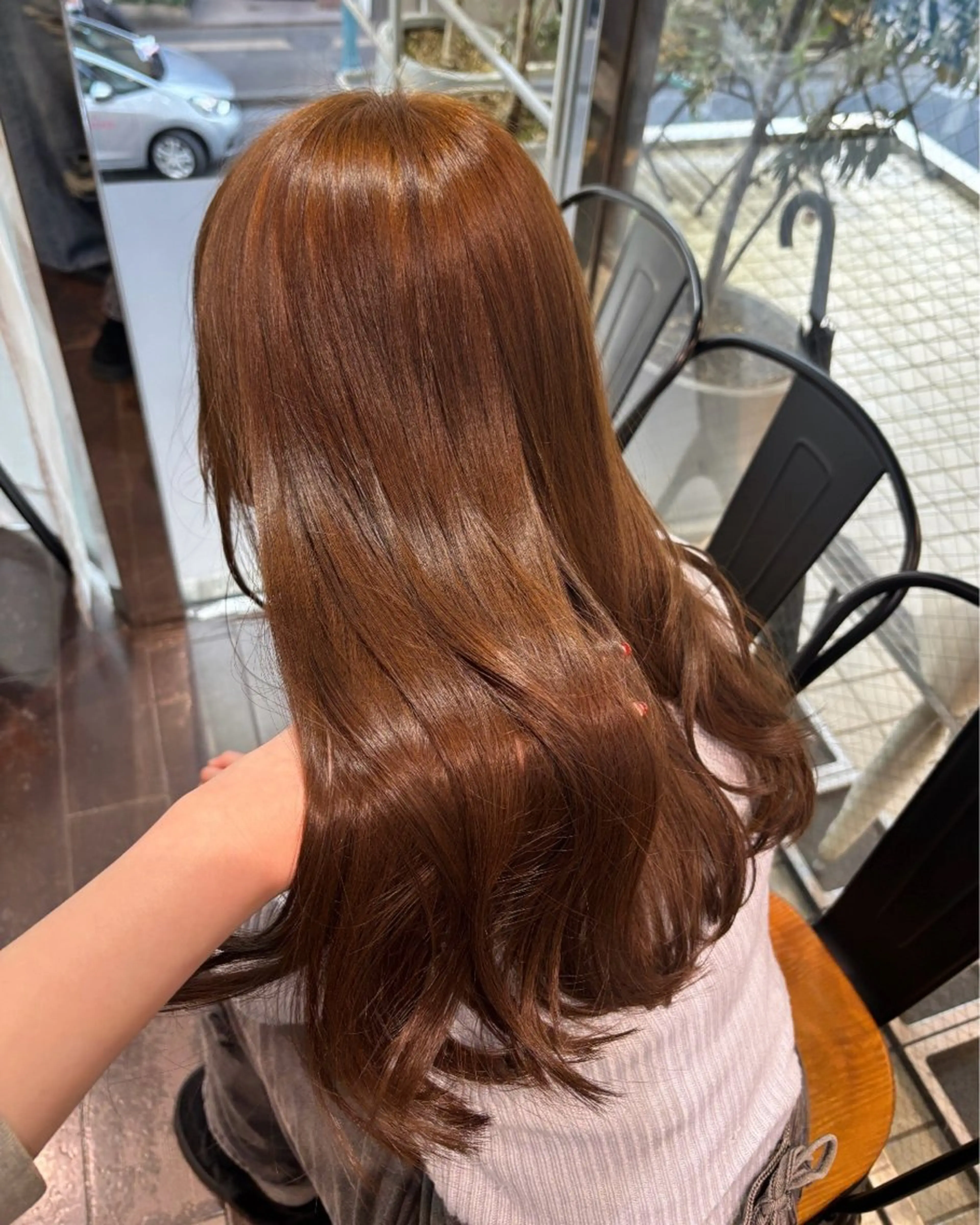 カラー ベージュカラー 黒髪 ブリーチ ブルーカラー ブルーブラック 艶カラー♡/eye / mai🪐🪄のヘアスタイル