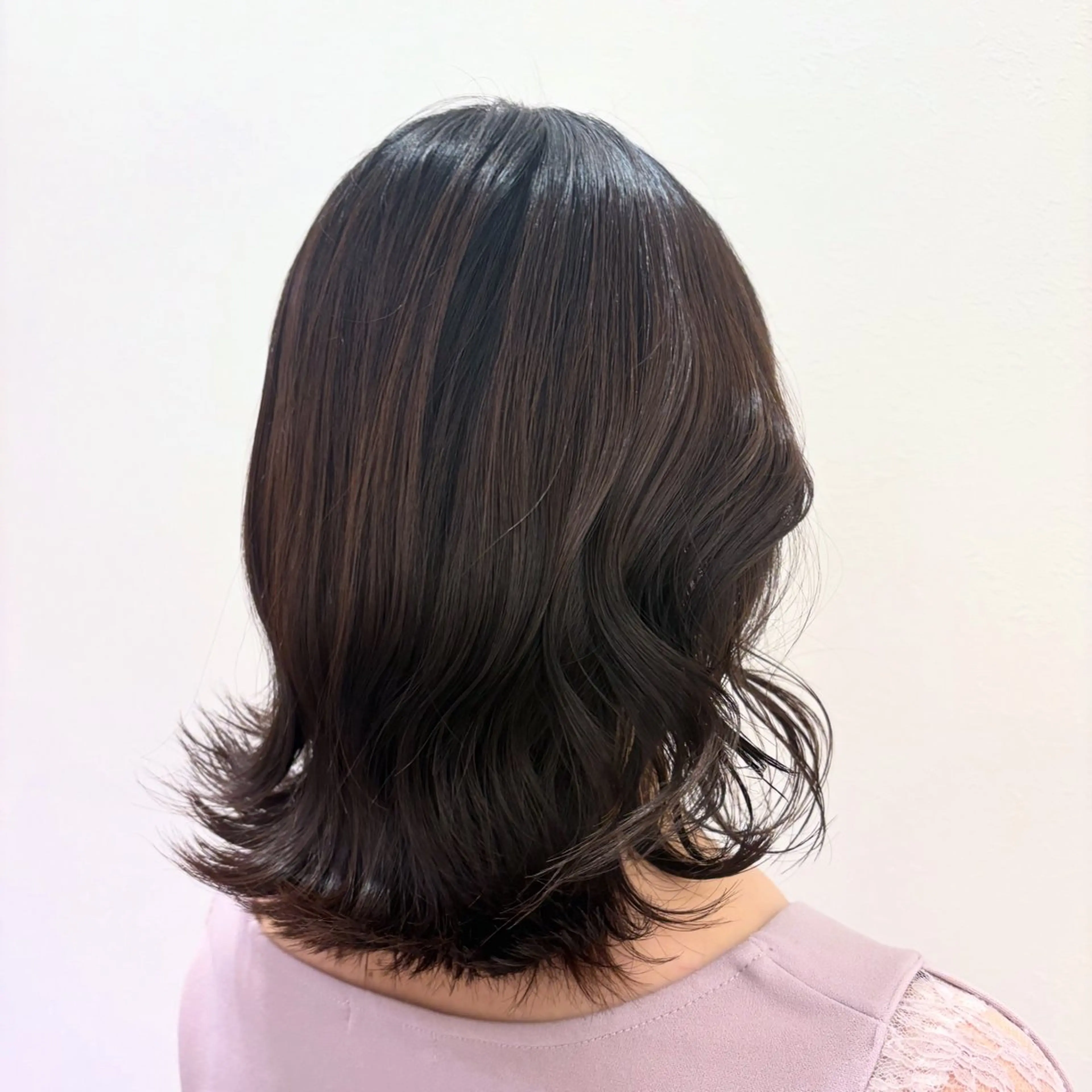ミディアム ヘアアレンジ トリートメント 山口 來桃のヘアスタイル