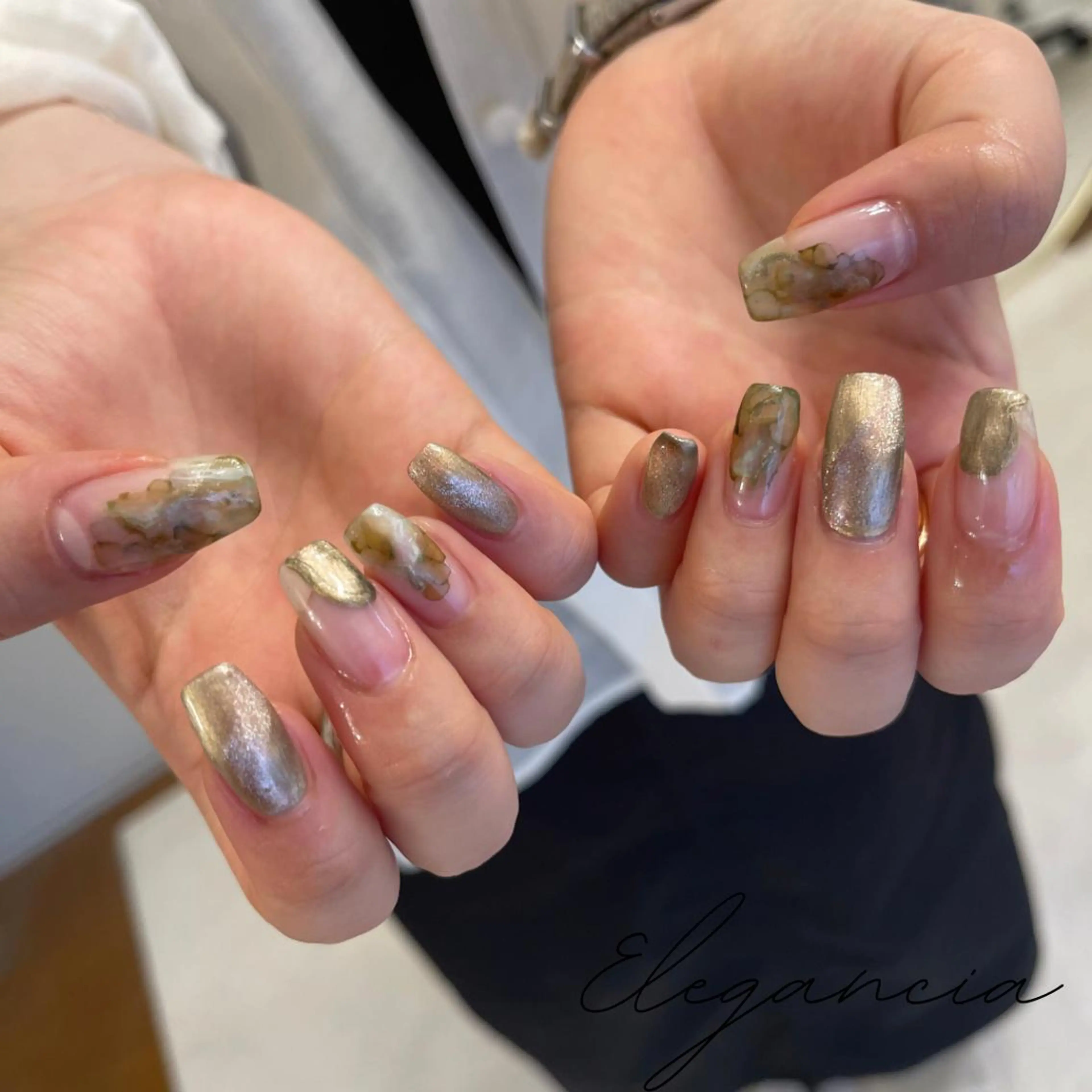 カラー ネイル ハンドネイル Elegancia. Hiromiのネイルデザイン