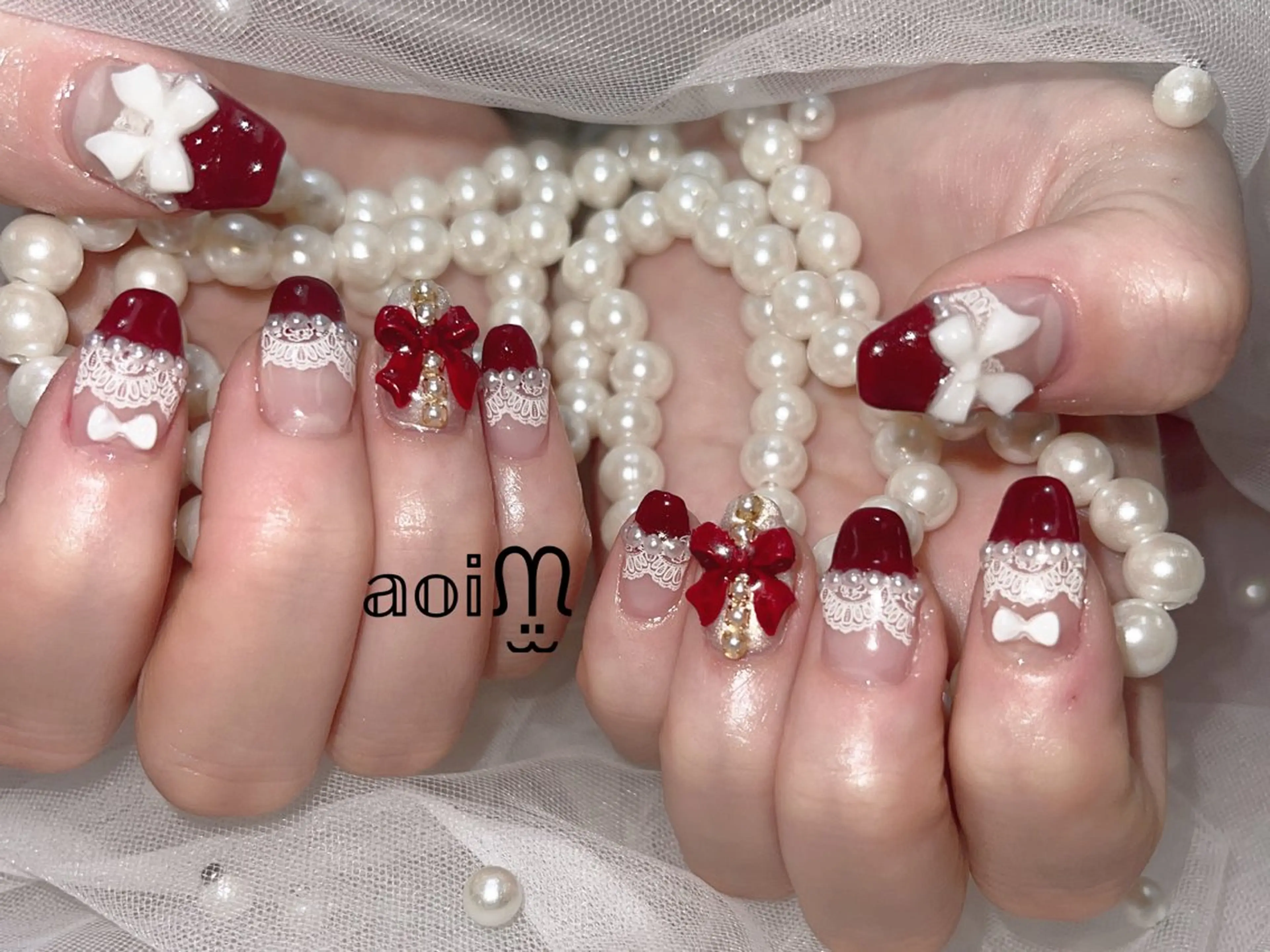 ネイル 持ち込み 葵うさぎ所属・葵うさぎ AIのネイルデザイン