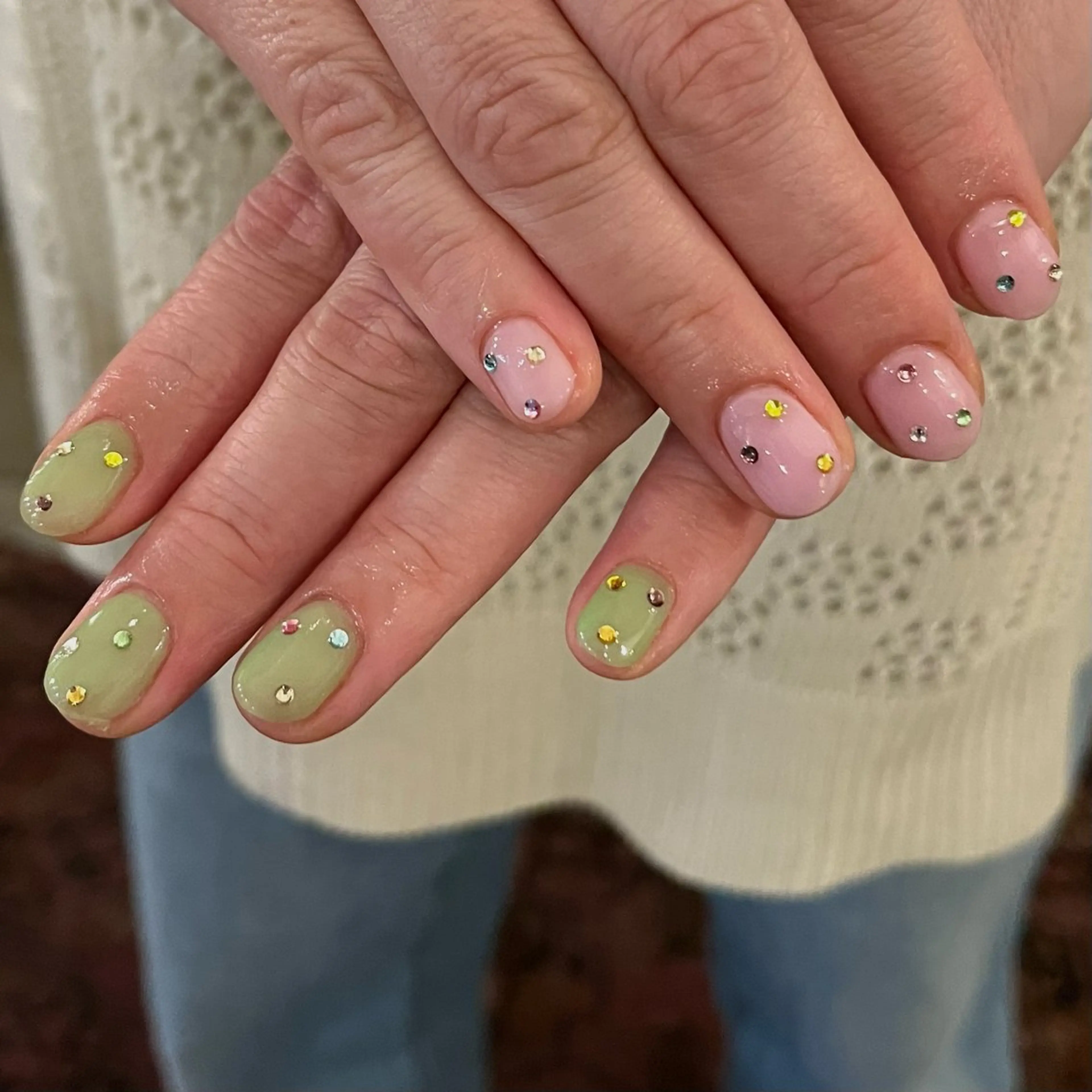 ネイル ストーンネイル GARAGENail所属・shizuku .のネイルデザイン
