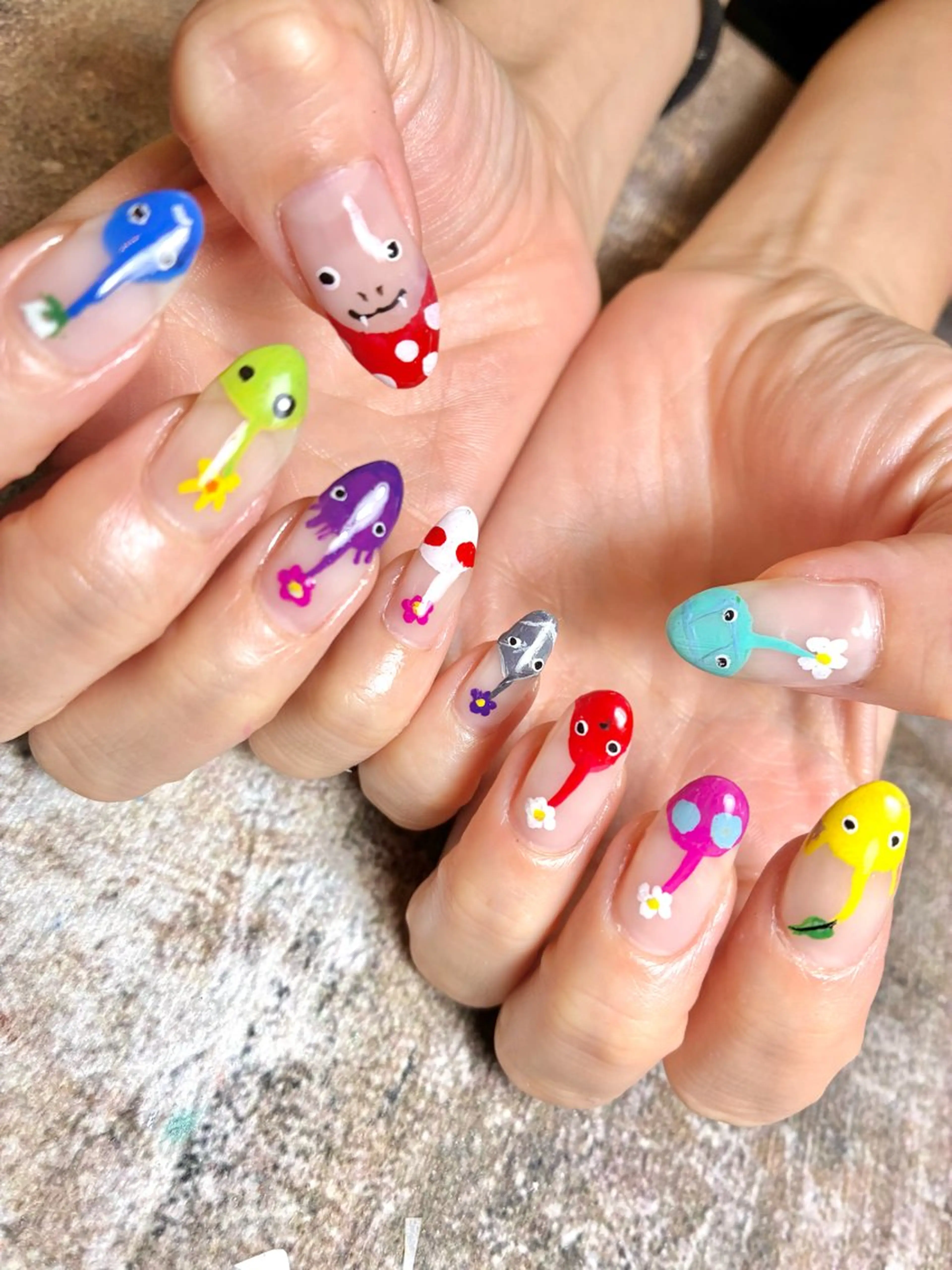 ネイル フットネイル m mのネイルデザイン