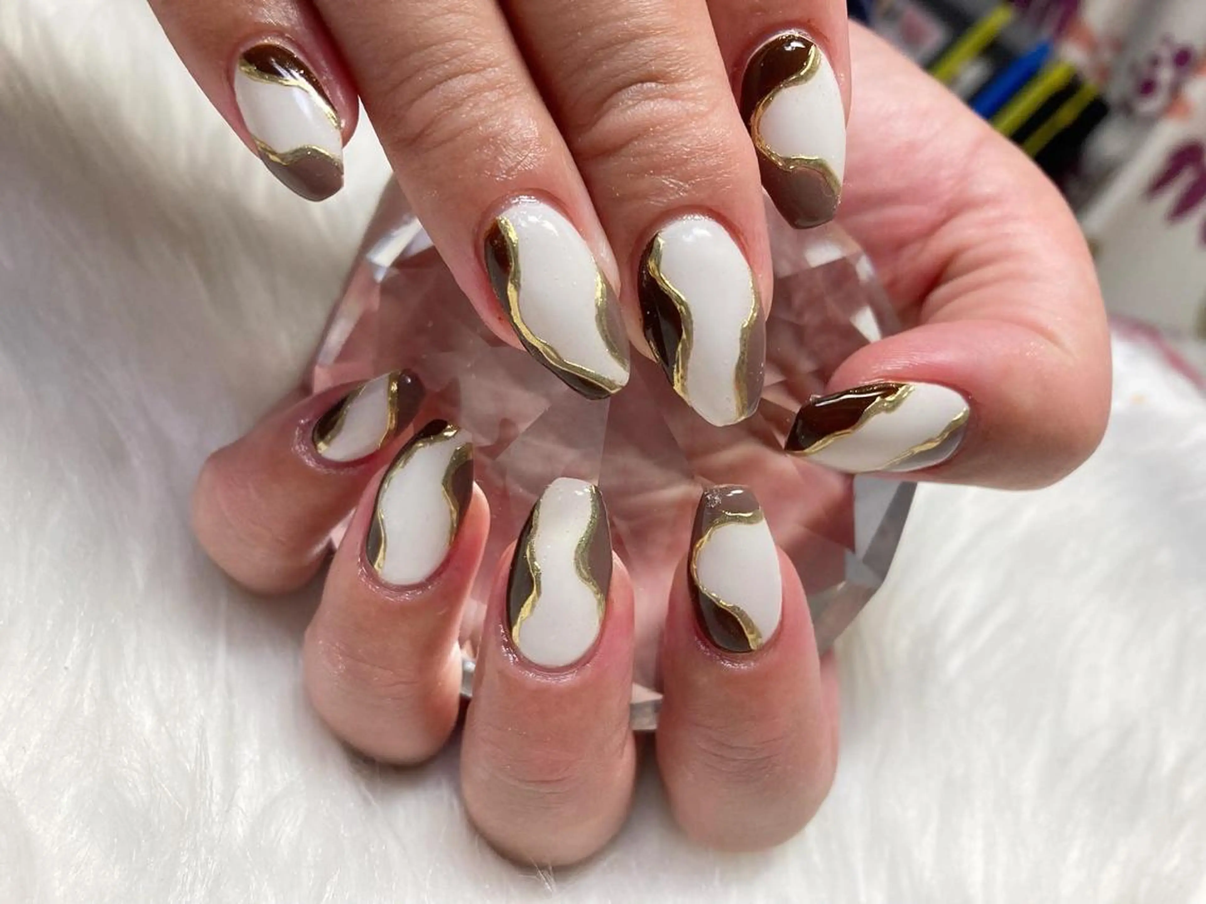 ミディアム ネイル nail yukkoのネイルデザイン