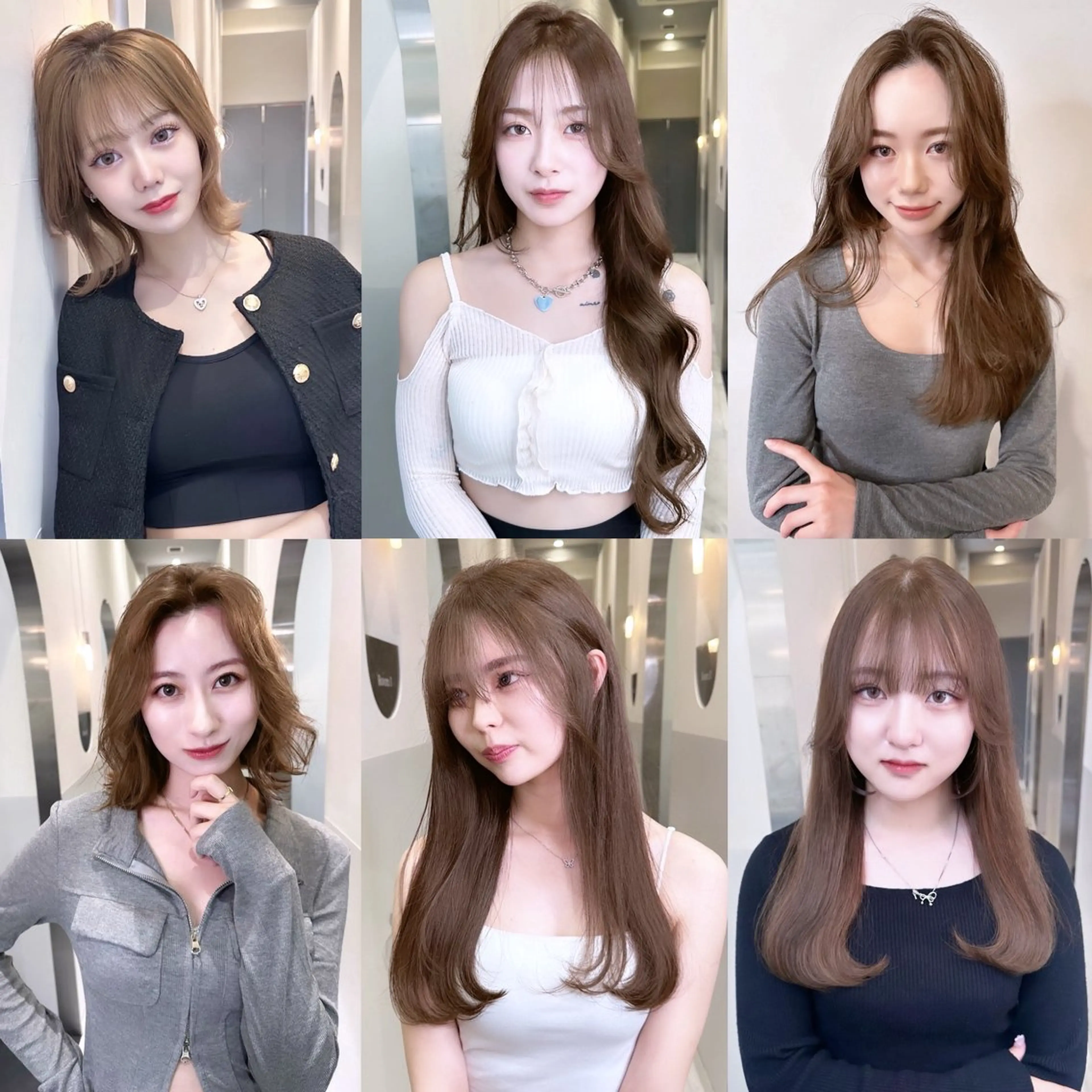 ロング カラー ヘアカラー トリートメント ヘアセット IVE所属・ブリーチなし🤍 渋谷／原島杏奈のヘアスタイル