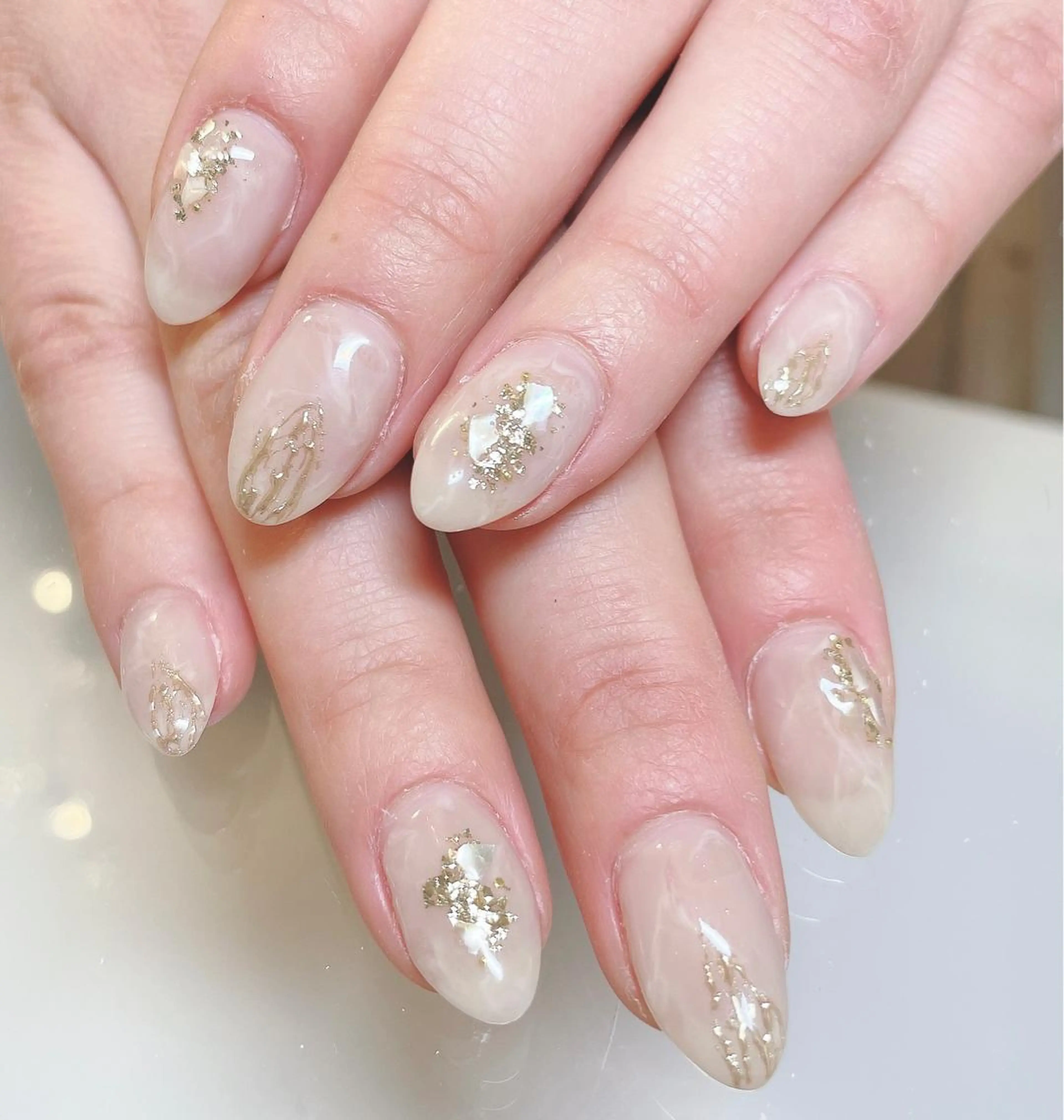 ネイル ニュアンスネイル ハンドネイル Nail room Lunaのネイルデザイン