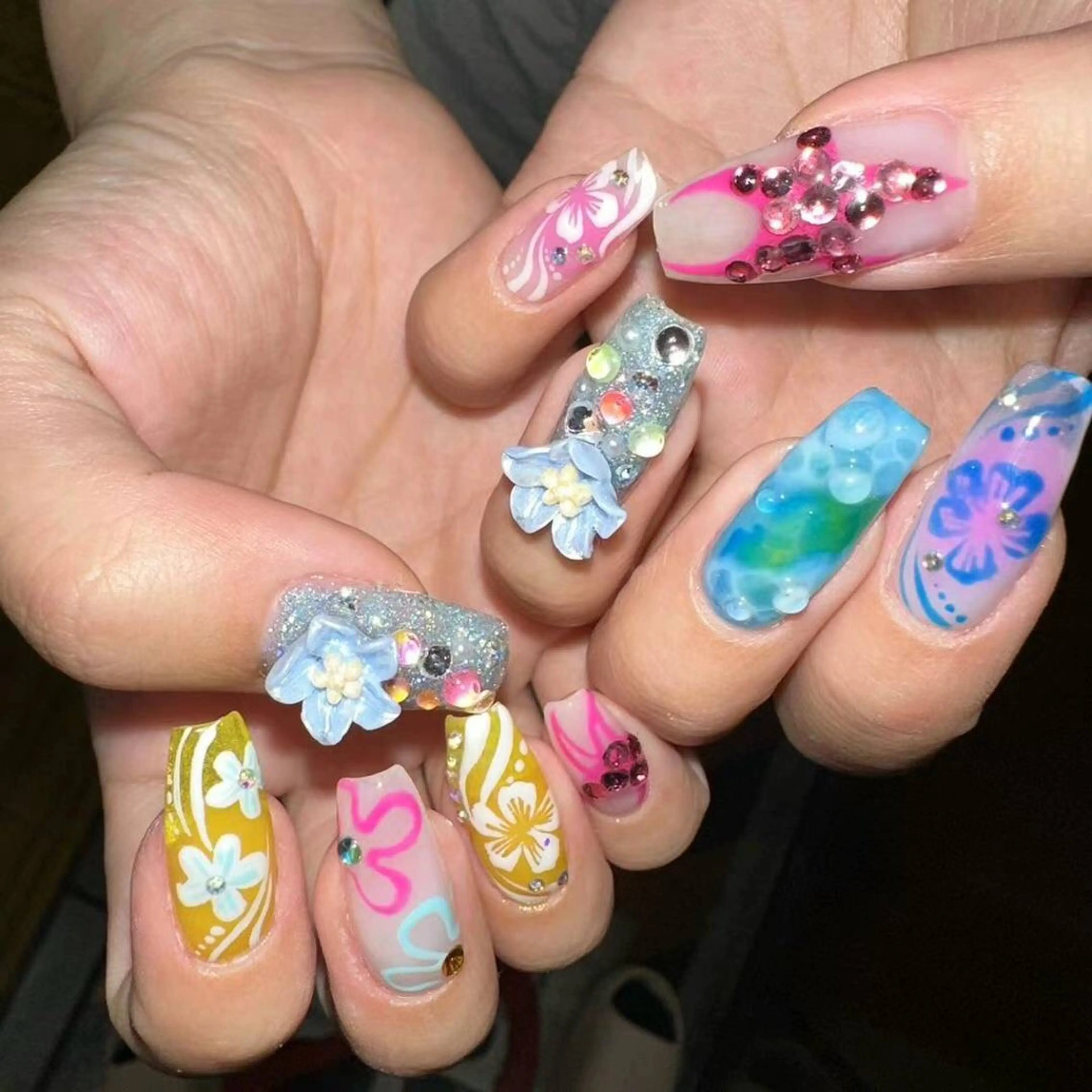 ネイル フラワーネイル My nail所属・babarla Nailのネイルデザイン