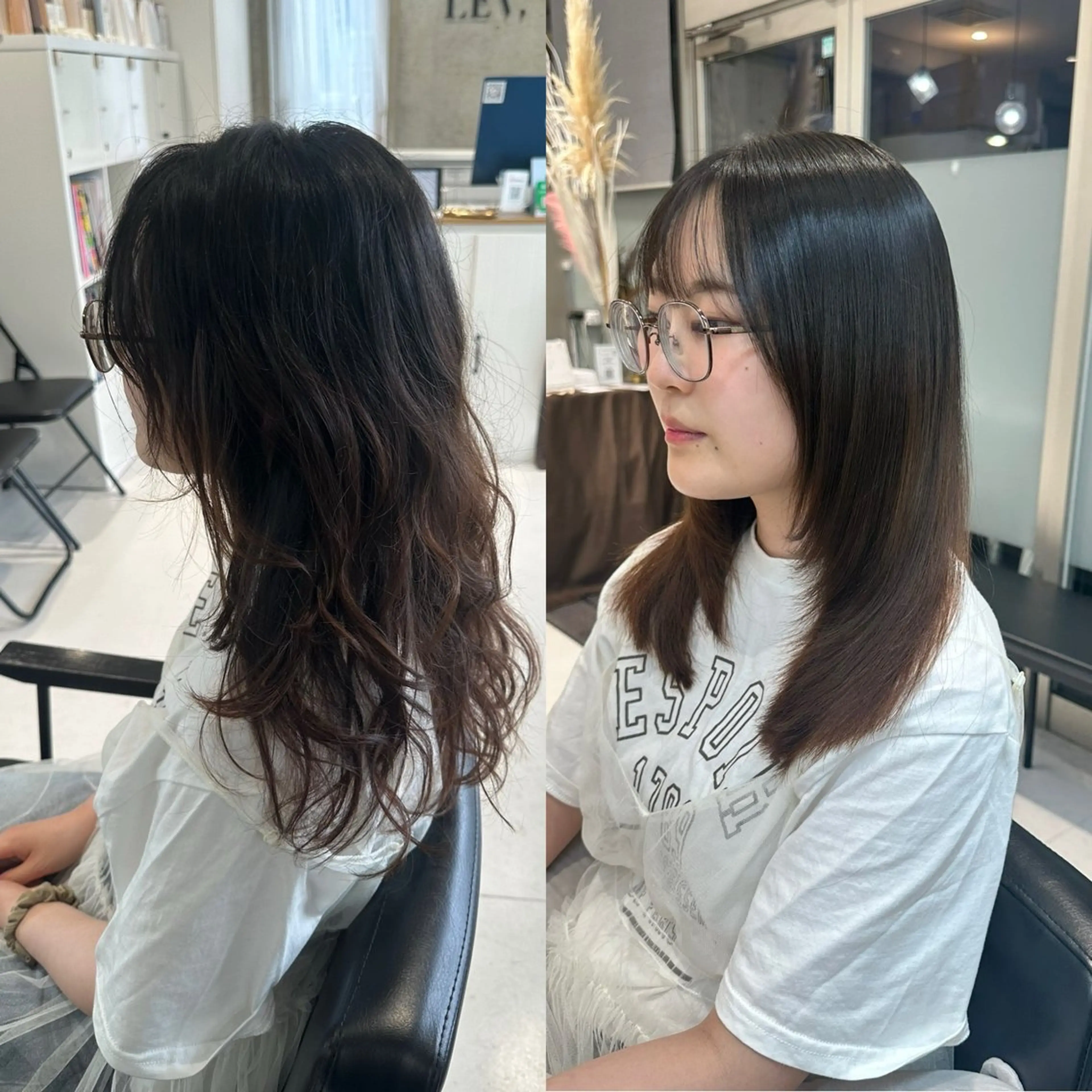 ロング 山崎 結菜LEV.のヘアスタイル