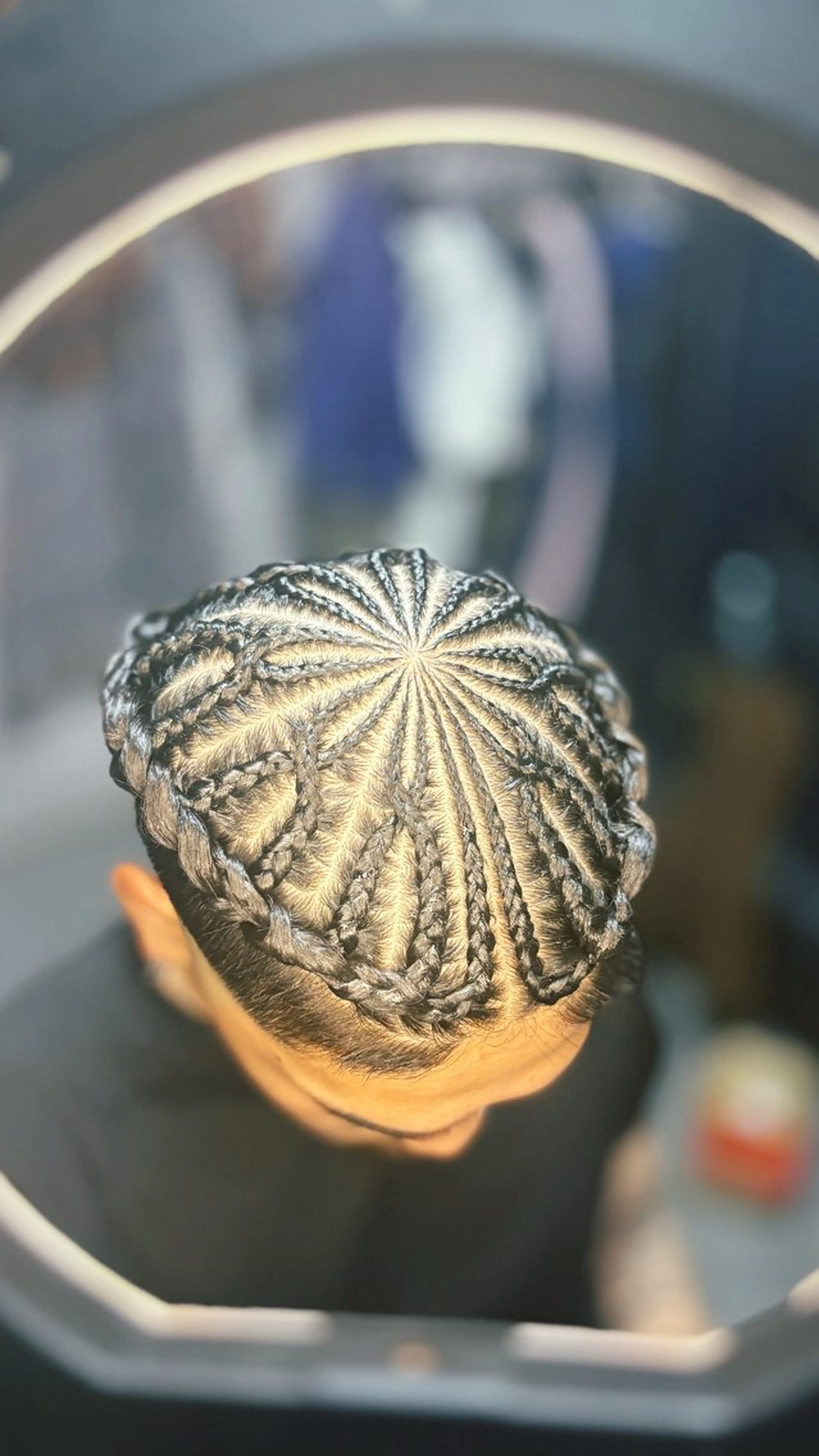 ヘアアレンジ メンズ コーンロウ/ ブレイズ　大田竜也のヘアスタイル