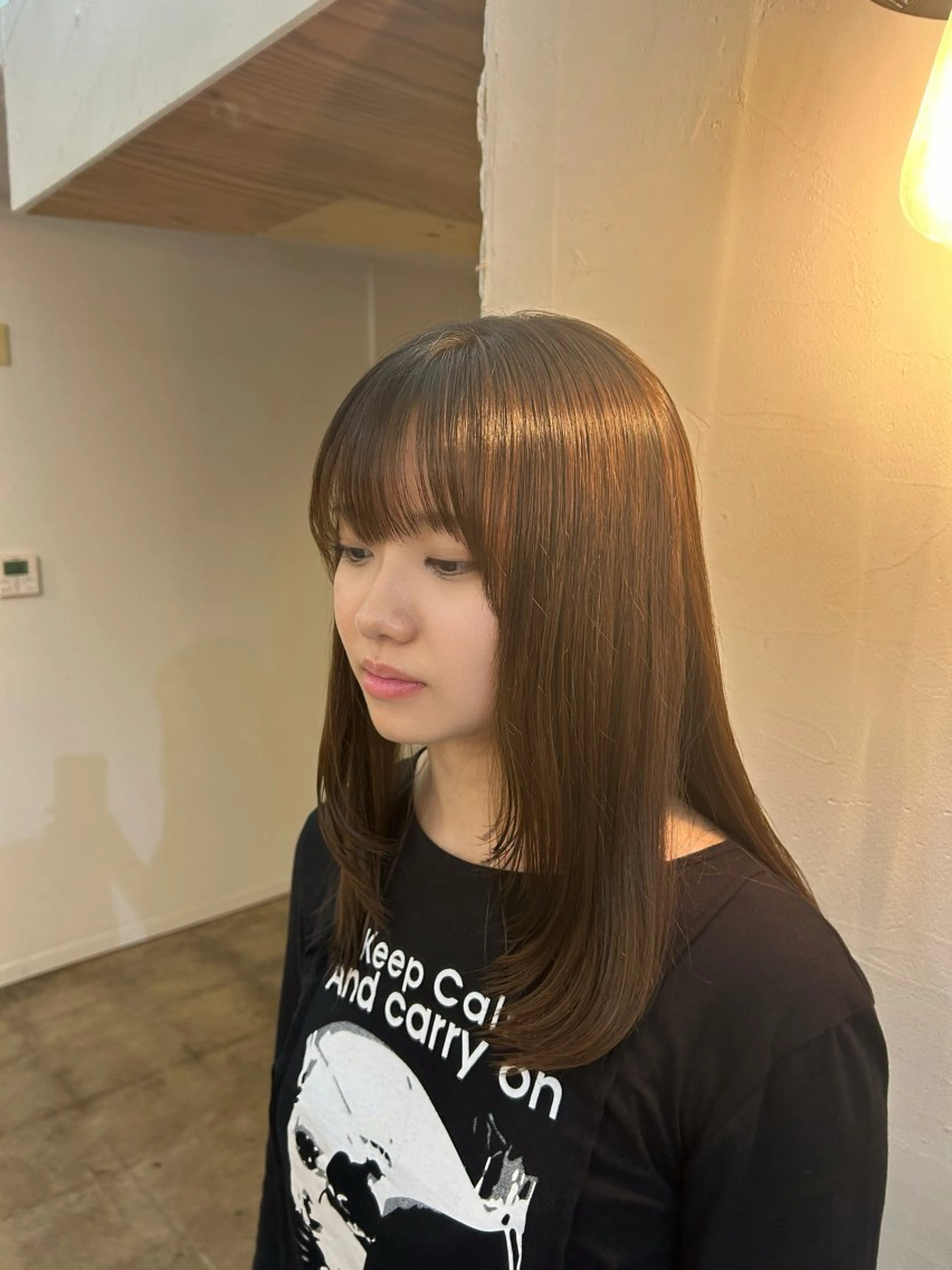 セミロング lamplight所属・長谷川 まほろのヘアスタイル