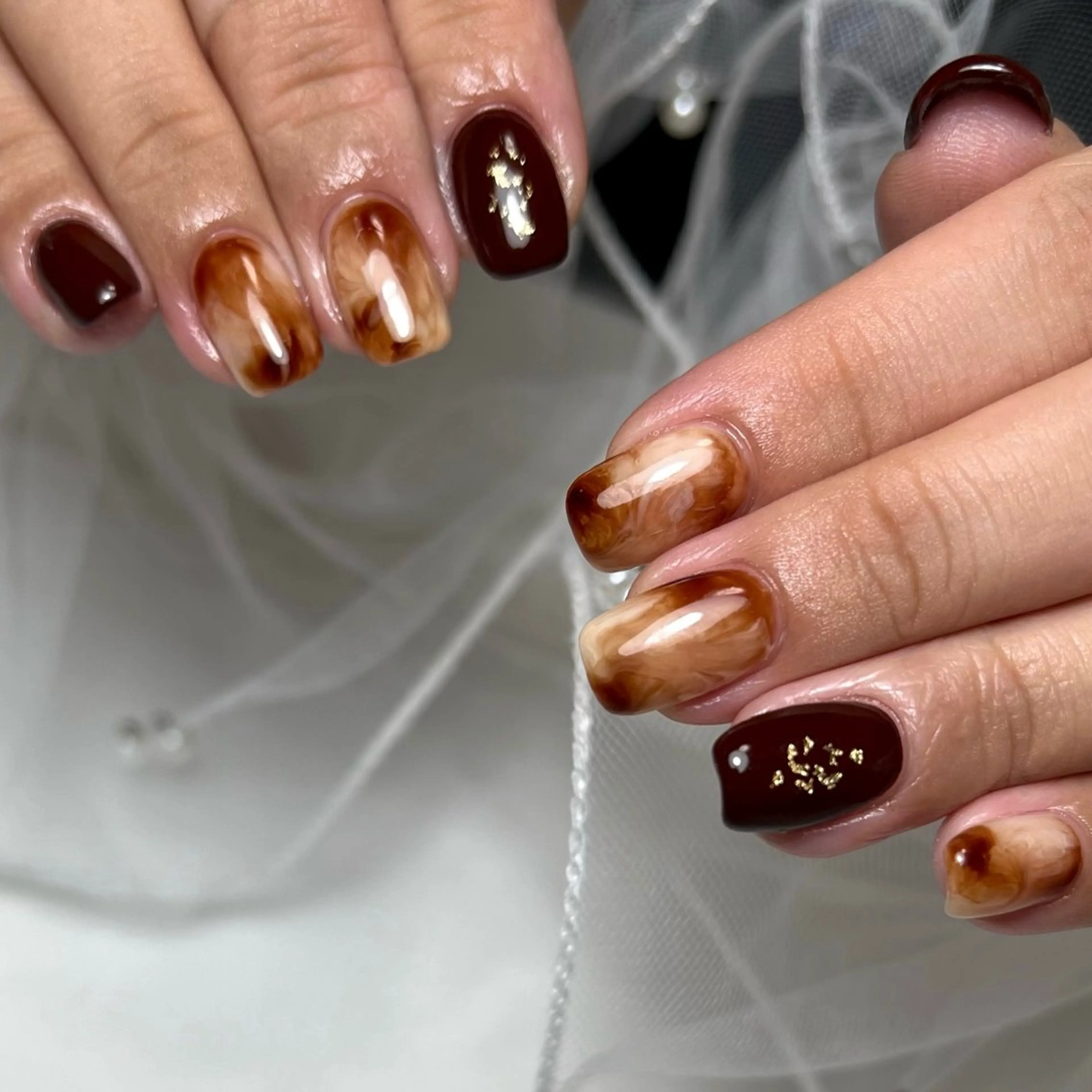 ネイル ニュアンスネイル ハンドネイル Salon_ a.nailのネイルデザイン