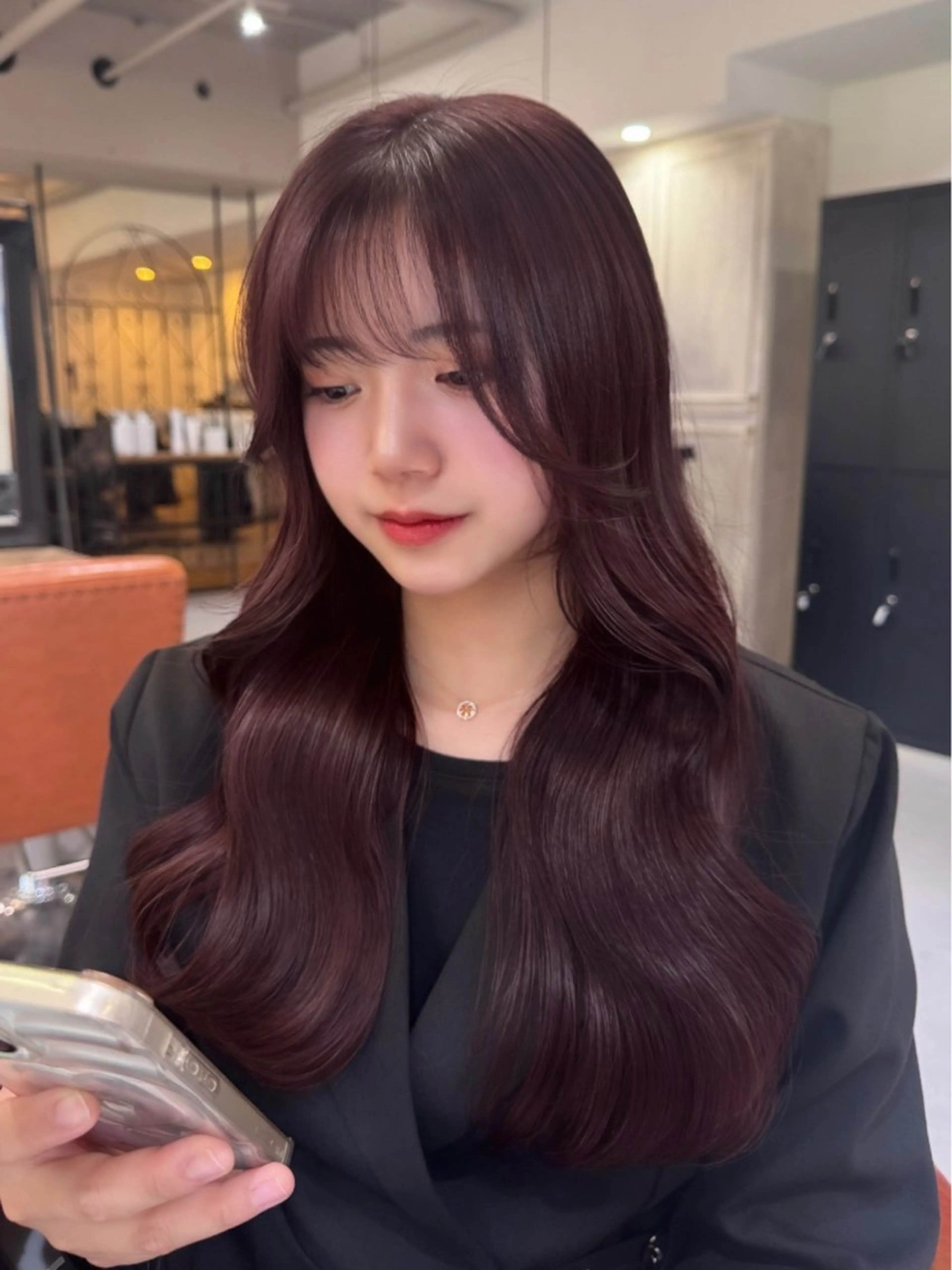 ロング ヘアカラー 梅田トレンドレイヤー RISA🎀💕のヘアスタイル