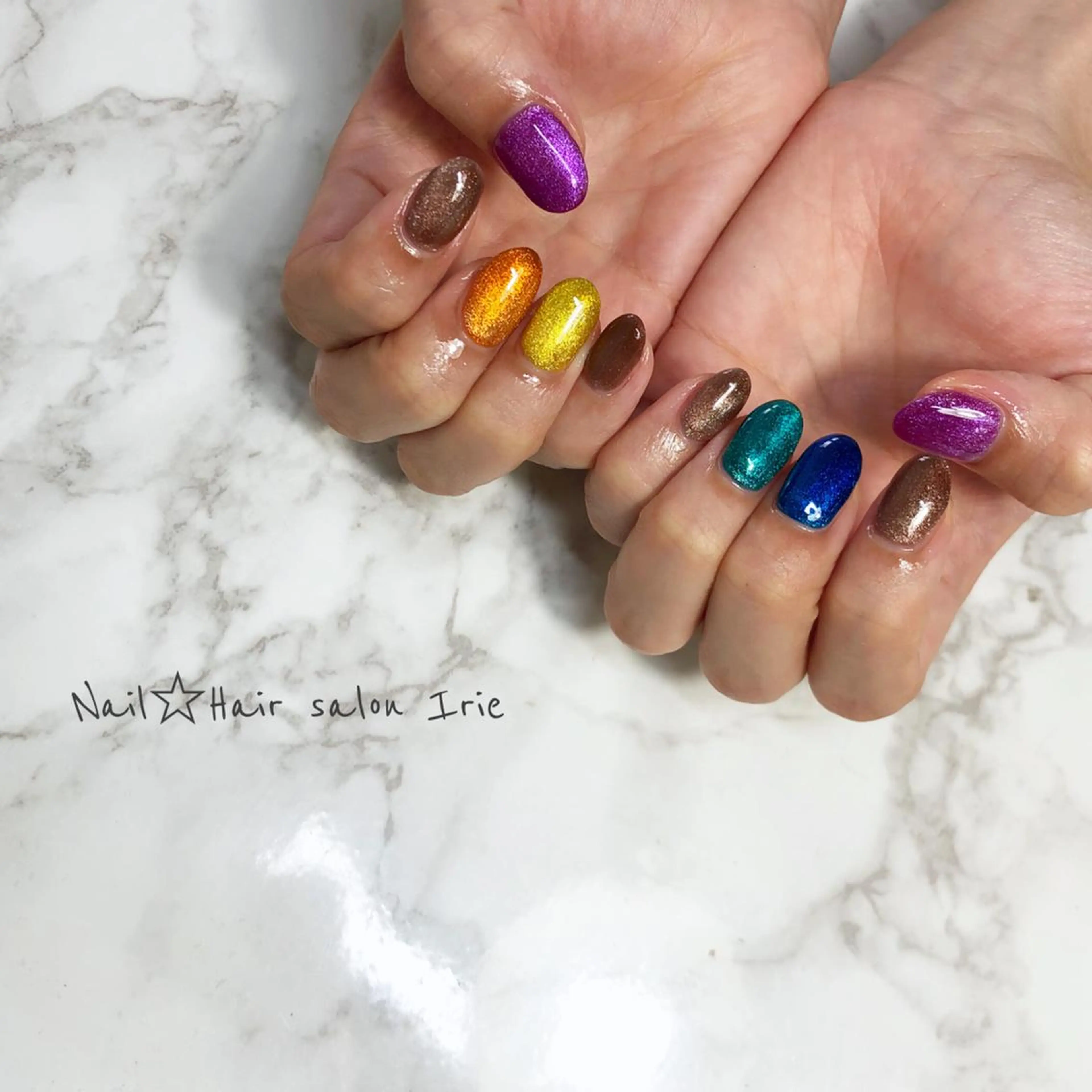 ネイル ハンドネイル Hair salon Irie所属・與儀 知佳のネイルデザイン