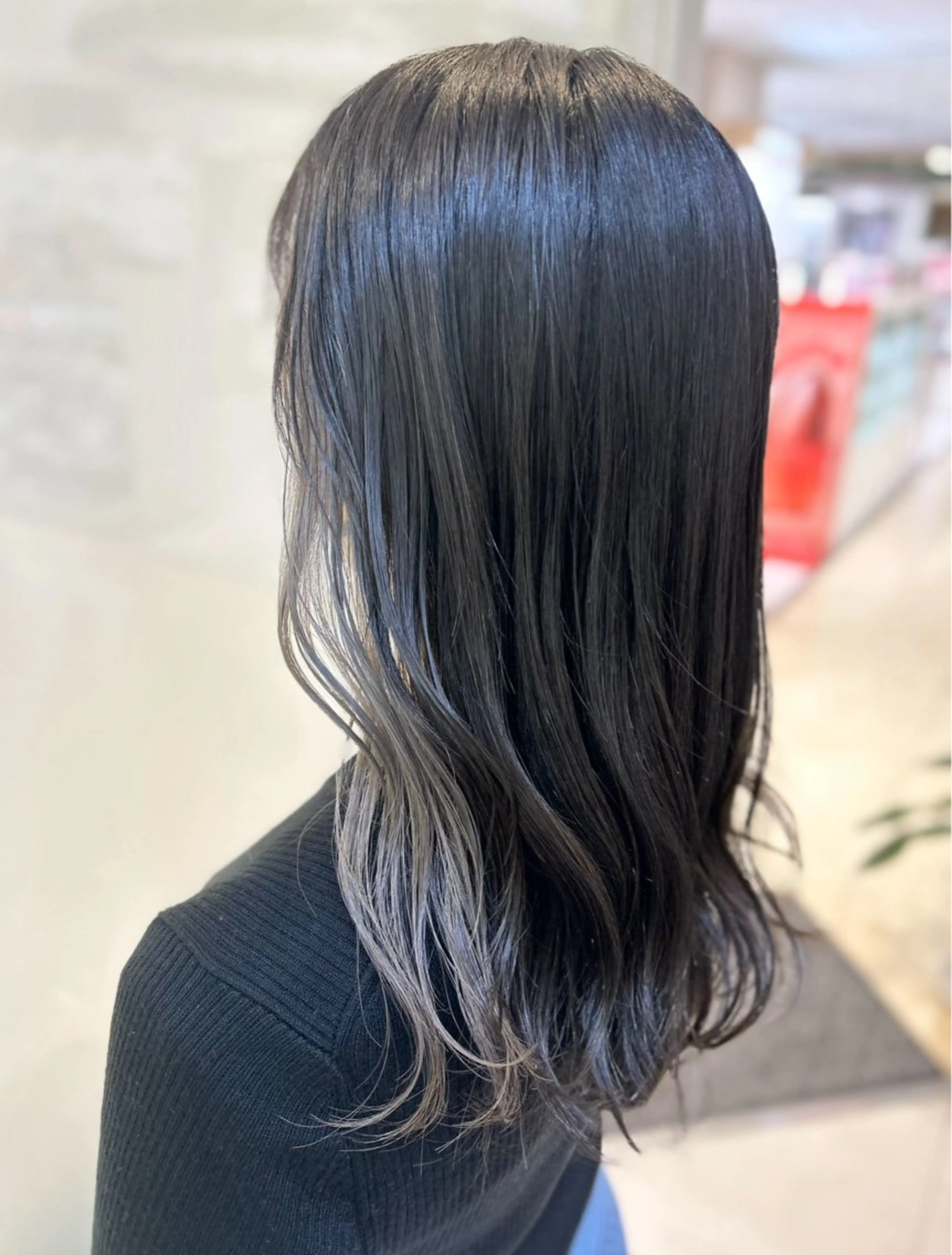 ロング カラー 艶質改善/縮毛矯正 ササキナツミのヘアスタイル