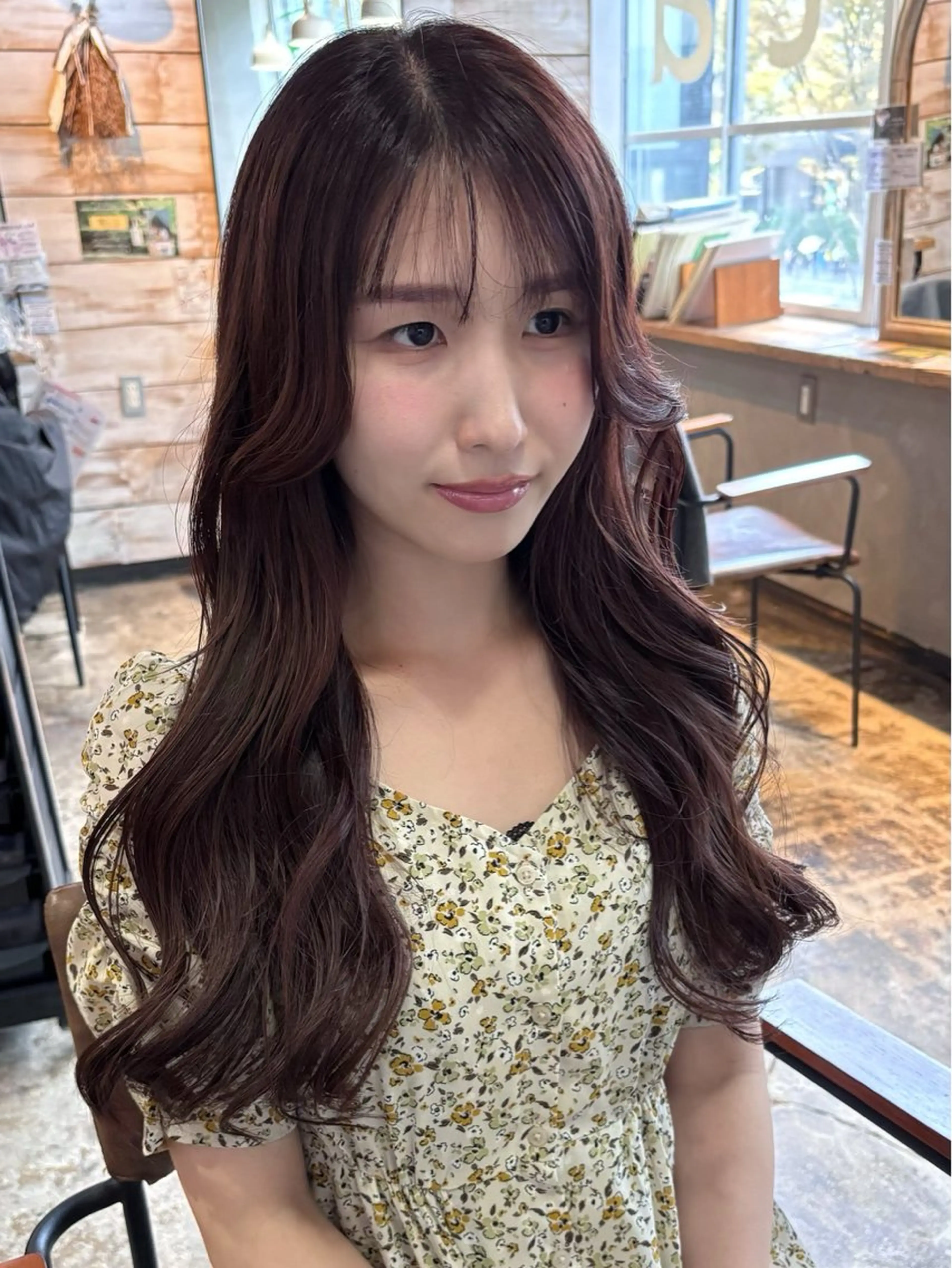 ロング ピンクラベンダー カラーモデル募集✨️ YUKI🎀☁️のヘアスタイル